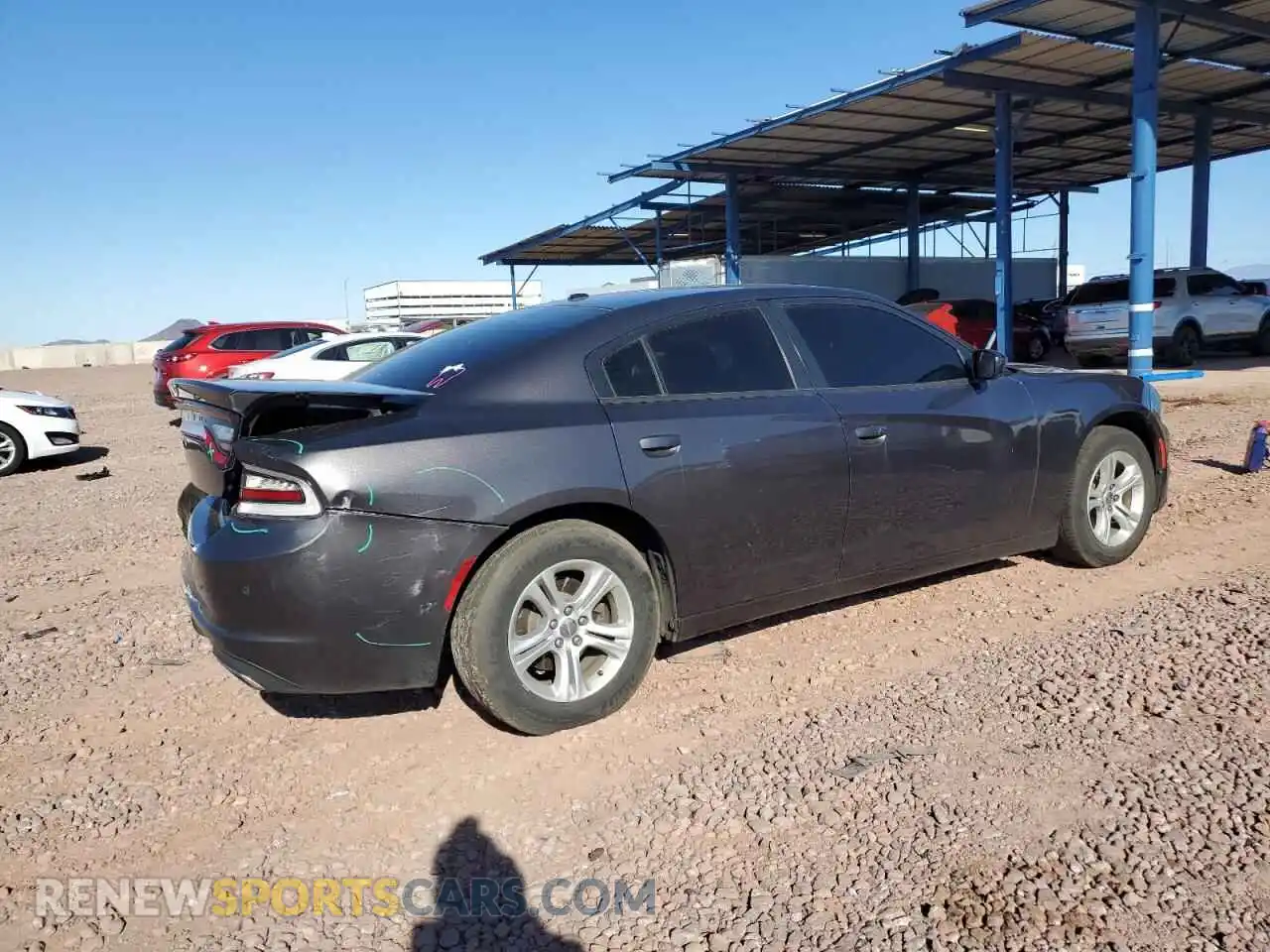 3 Photograph of a damaged car 2C3CDXBGXMH533872 DODGE CHARGER 2021