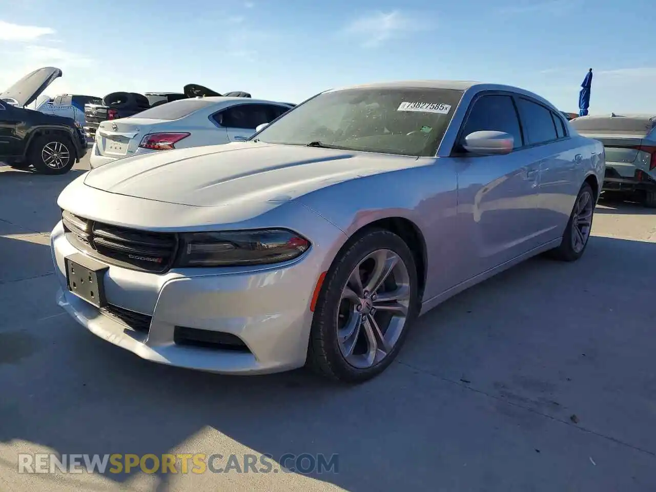 1 Photograph of a damaged car 2C3CDXBGXMH536562 DODGE CHARGER 2021