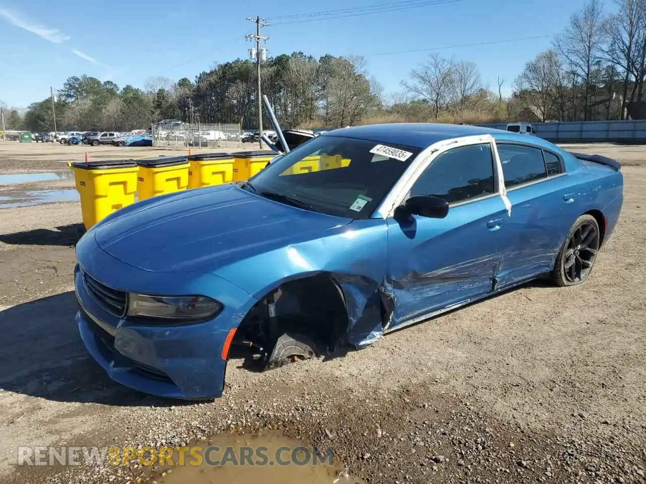 1 Photograph of a damaged car 2C3CDXBGXMH544984 DODGE CHARGER 2021