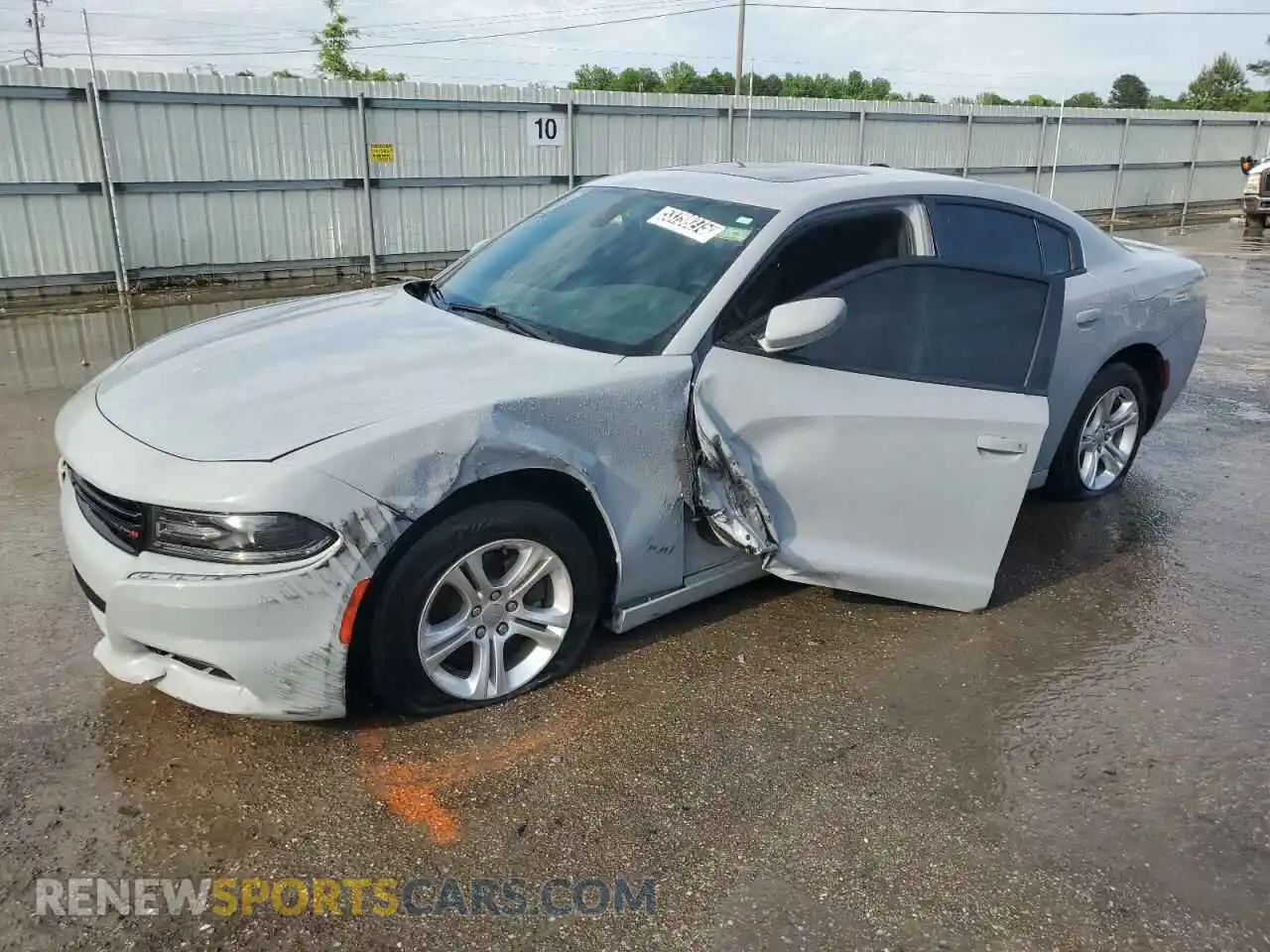 1 Photograph of a damaged car 2C3CDXBGXMH548095 DODGE CHARGER 2021