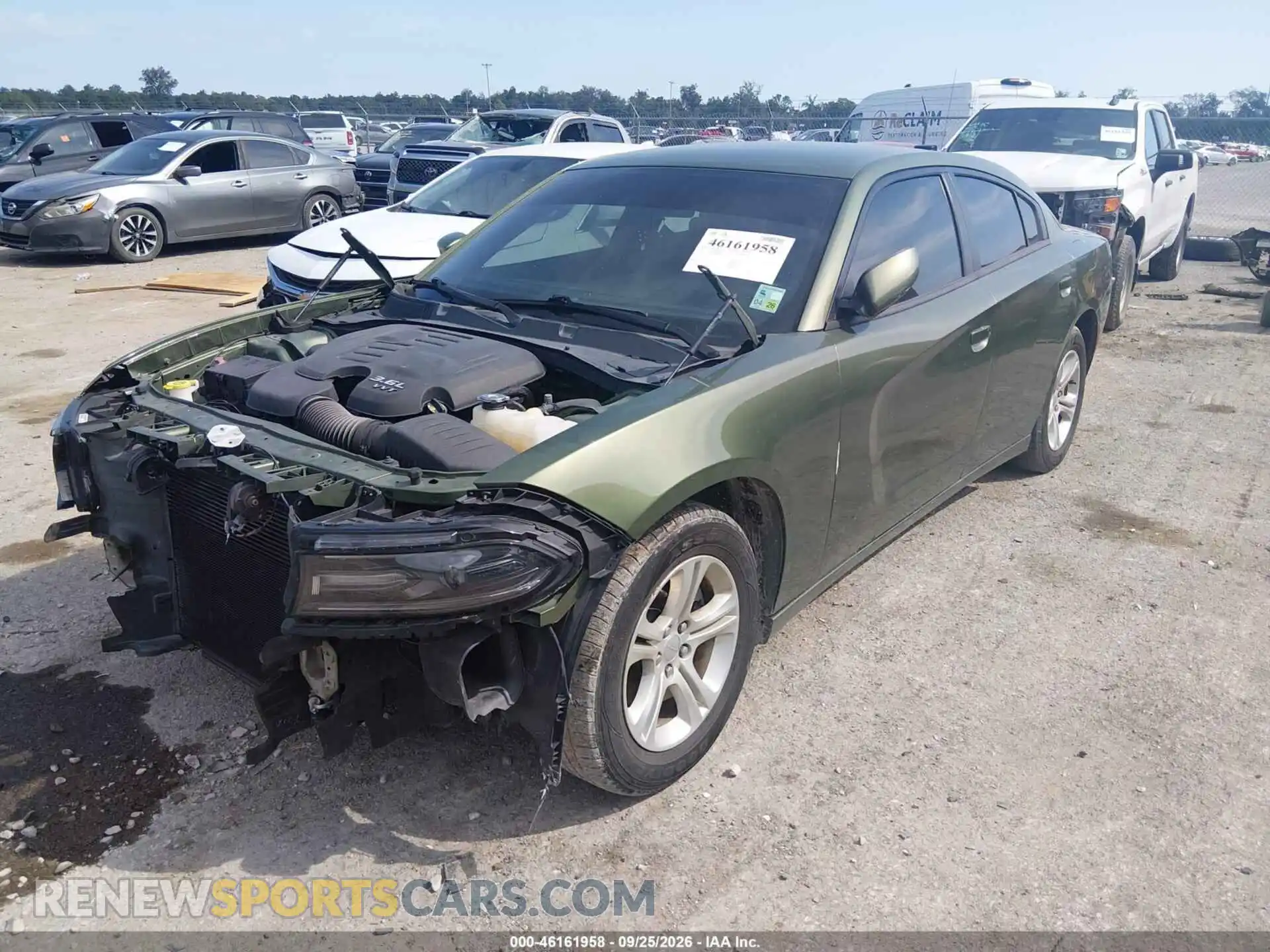2 Photograph of a damaged car 2C3CDXBGXMH628335 DODGE CHARGER 2021
