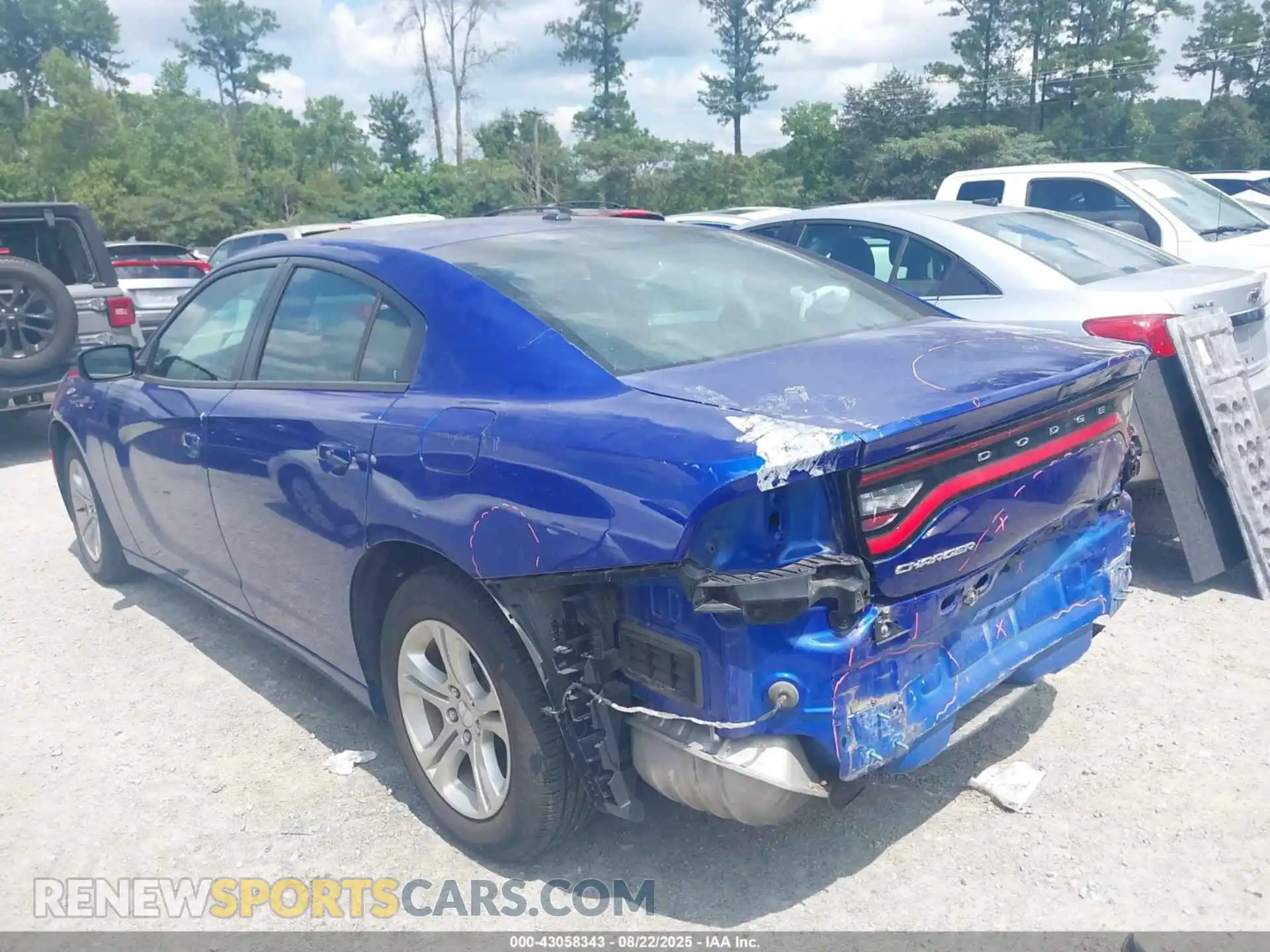 3 Photograph of a damaged car 2C3CDXBGXMH632577 DODGE CHARGER 2021