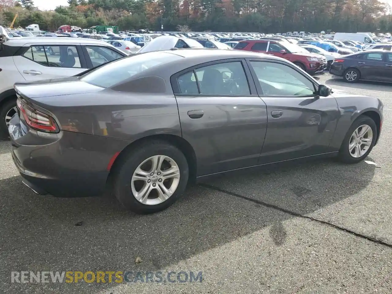 3 Photograph of a damaged car 2C3CDXBGXMH638721 DODGE CHARGER 2021