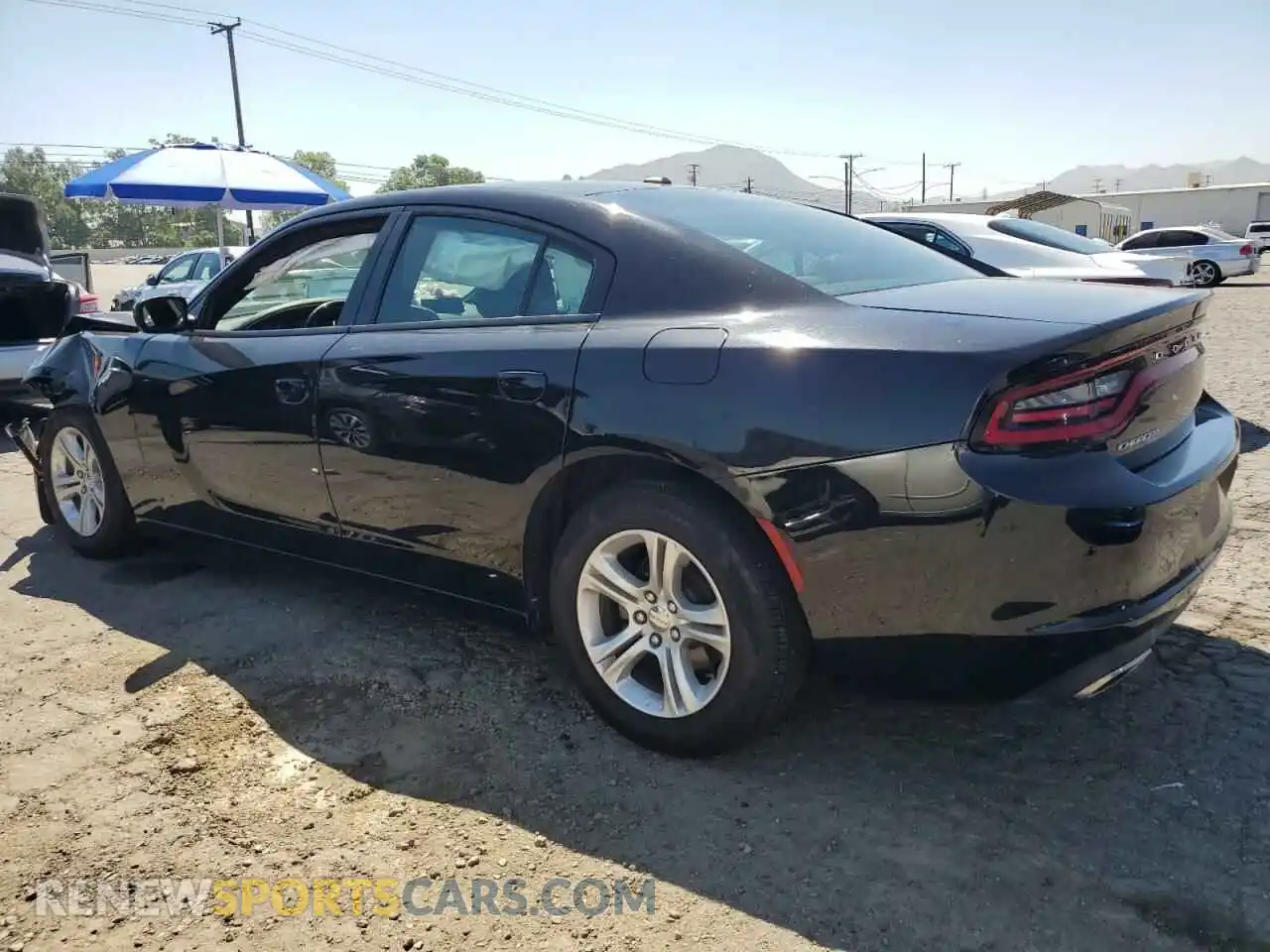 2 Photograph of a damaged car 2C3CDXBGXMH639321 DODGE CHARGER 2021