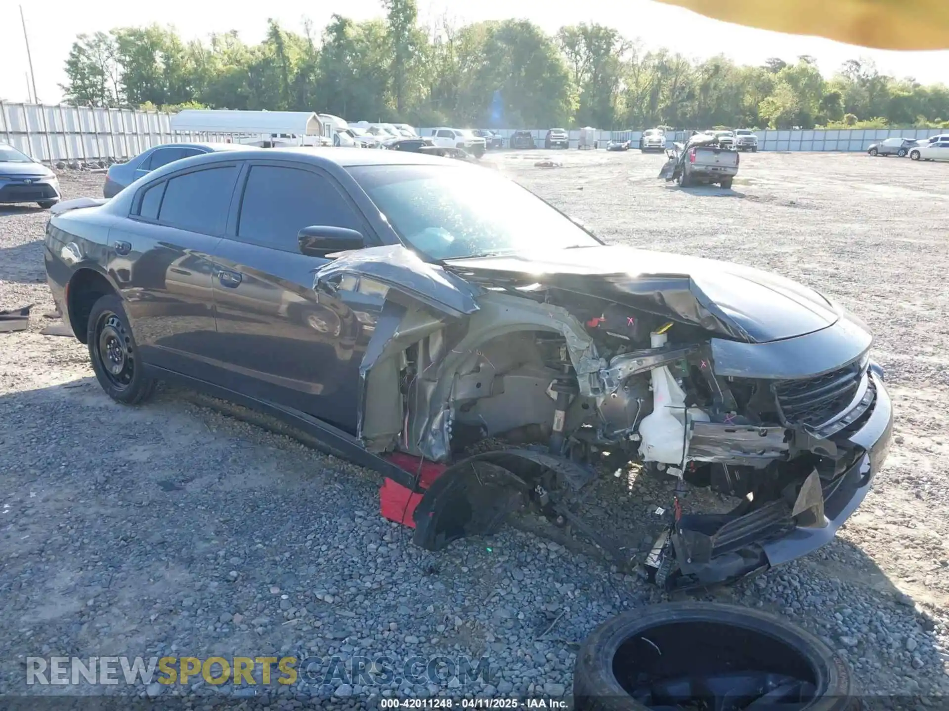 1 Photograph of a damaged car 2C3CDXBGXMH659892 DODGE CHARGER 2021
