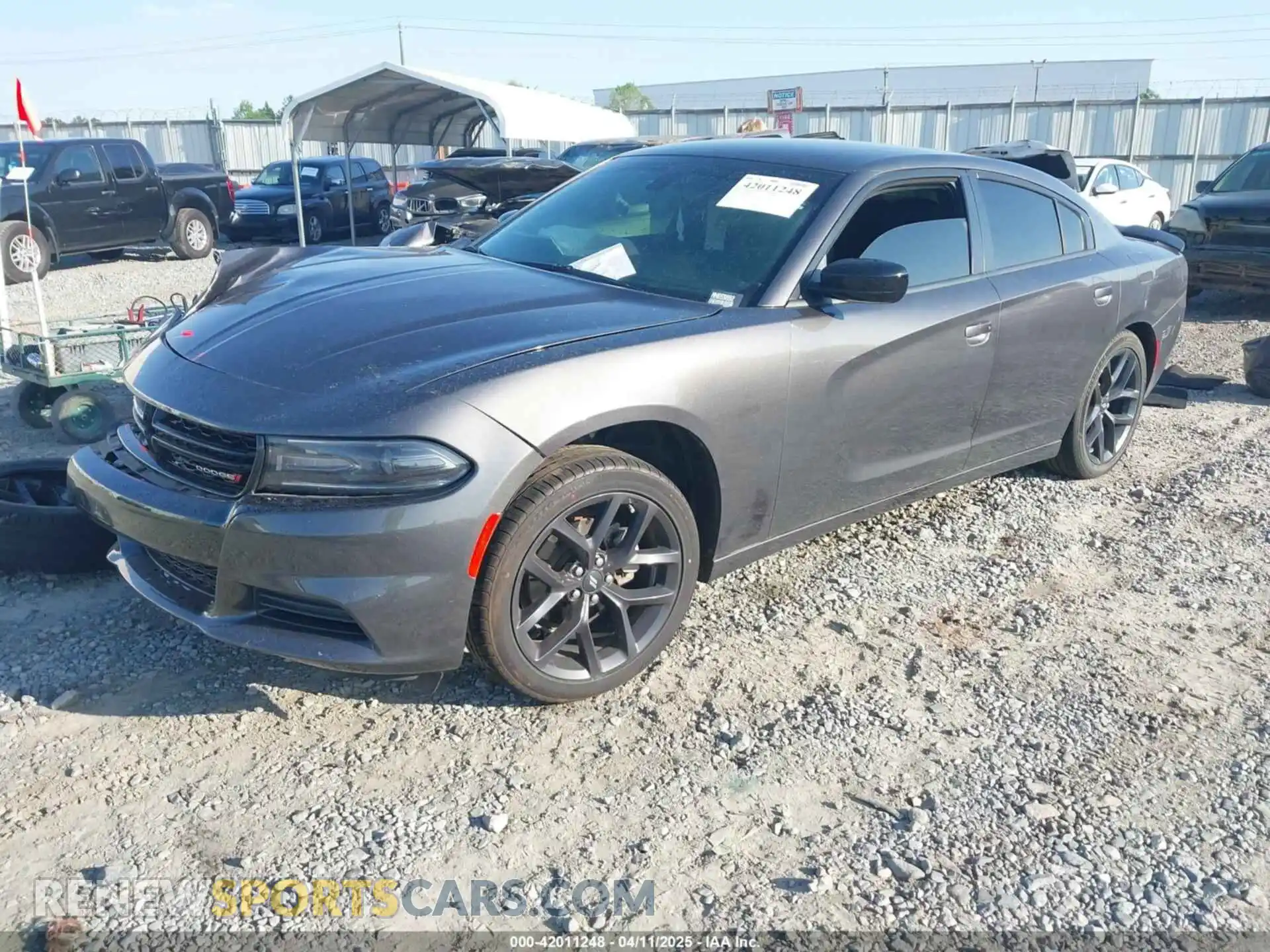 2 Photograph of a damaged car 2C3CDXBGXMH659892 DODGE CHARGER 2021