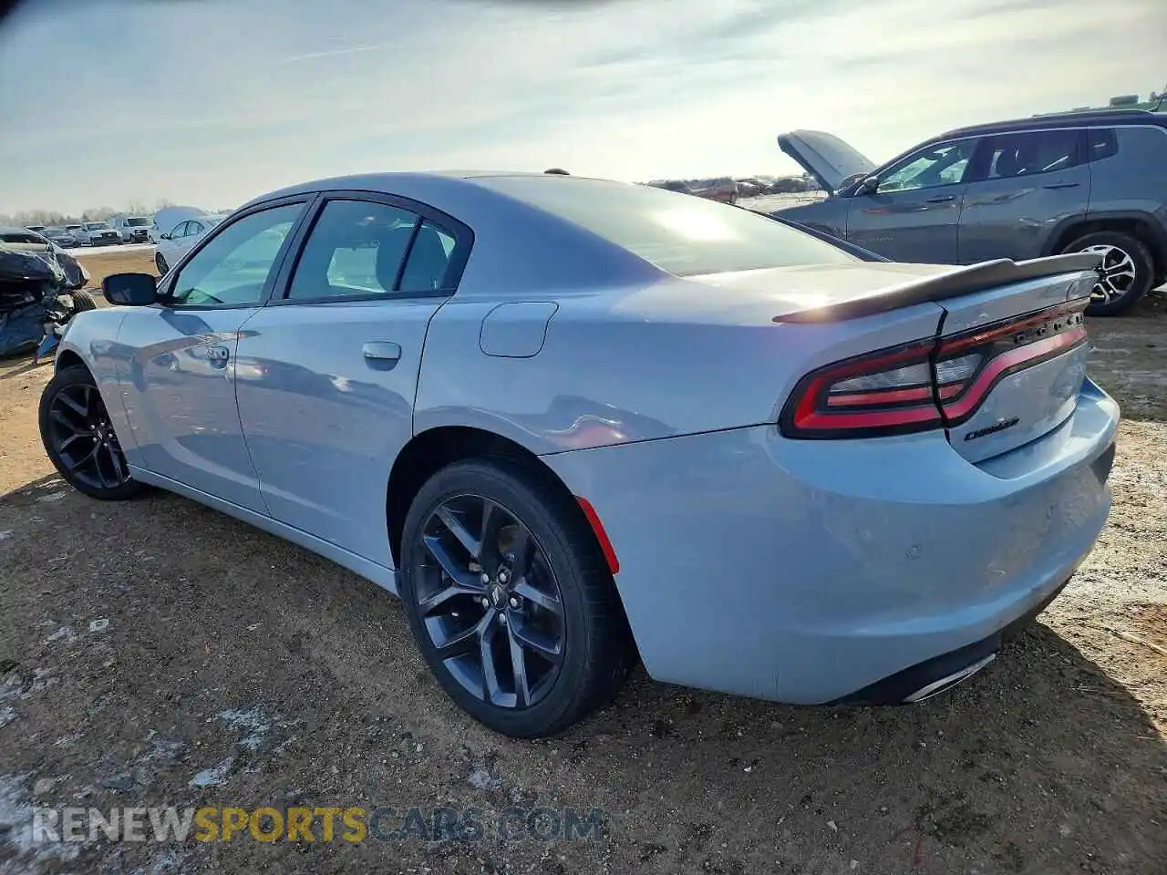 2 Photograph of a damaged car 2C3CDXBGXMH678541 DODGE CHARGER 2021