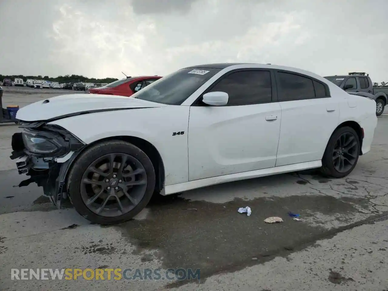 1 Photograph of a damaged car 2C3CDXCT0MH607862 DODGE CHARGER 2021