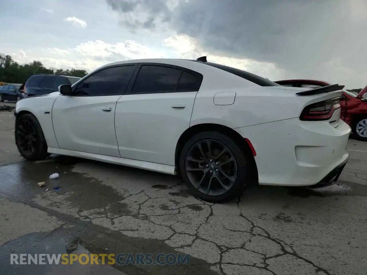 2 Photograph of a damaged car 2C3CDXCT0MH607862 DODGE CHARGER 2021