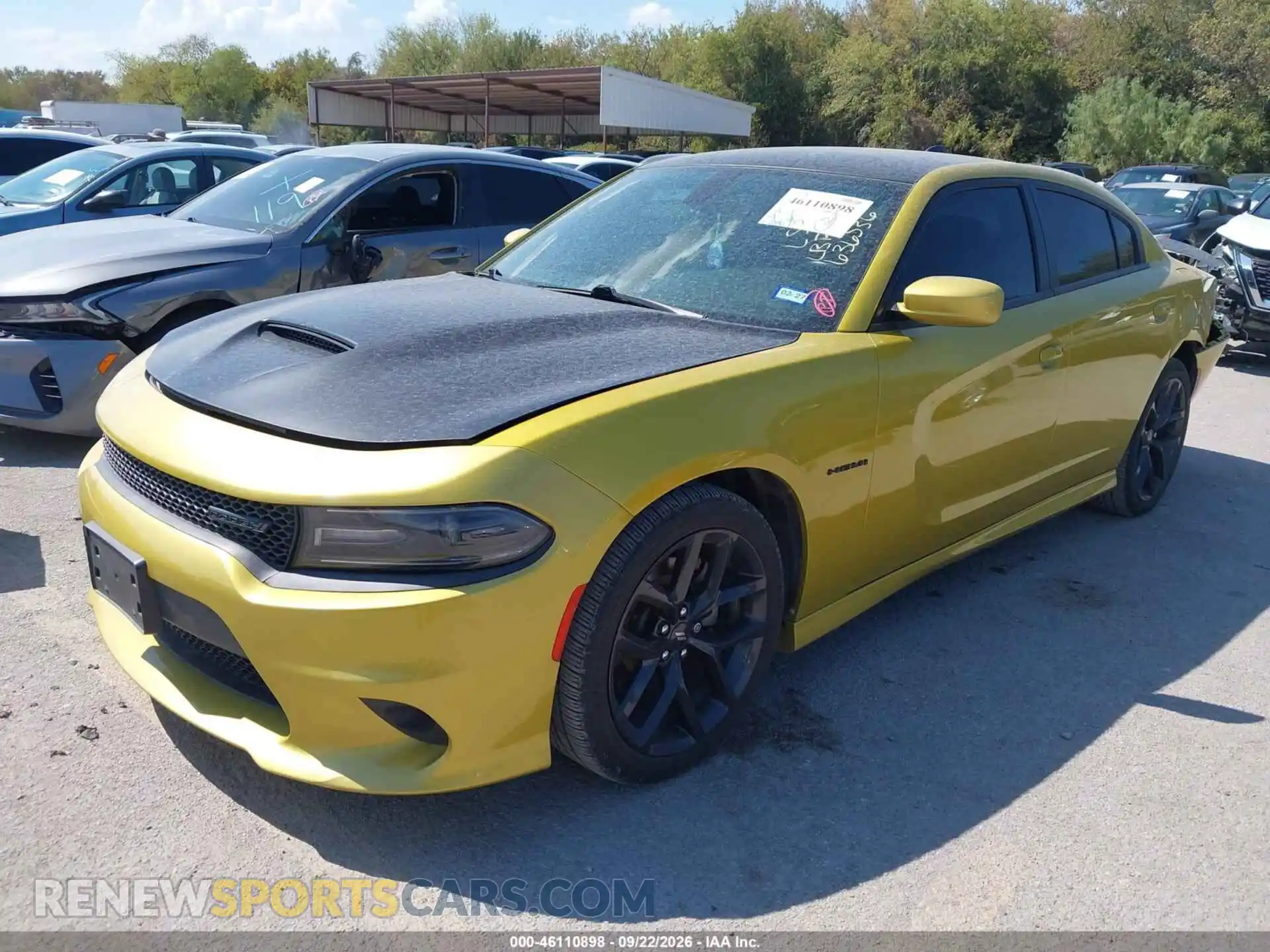 2 fotografías del automóvil dañado 2C3CDXCT0MH636536 DODGE CHARGER 2021