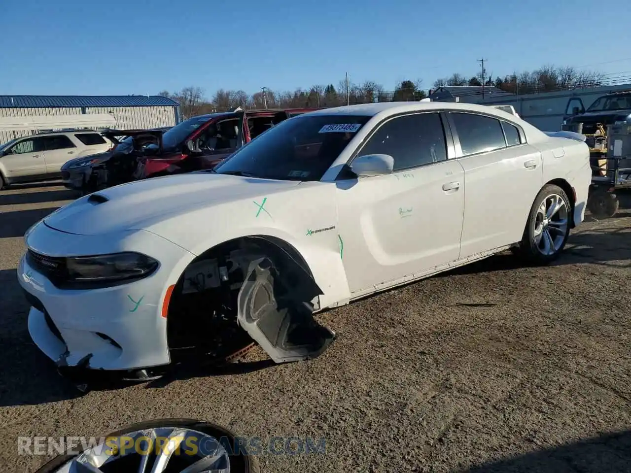 1 Фотография поврежденного автомобиля 2C3CDXCT0MH642370 DODGE CHARGER 2021