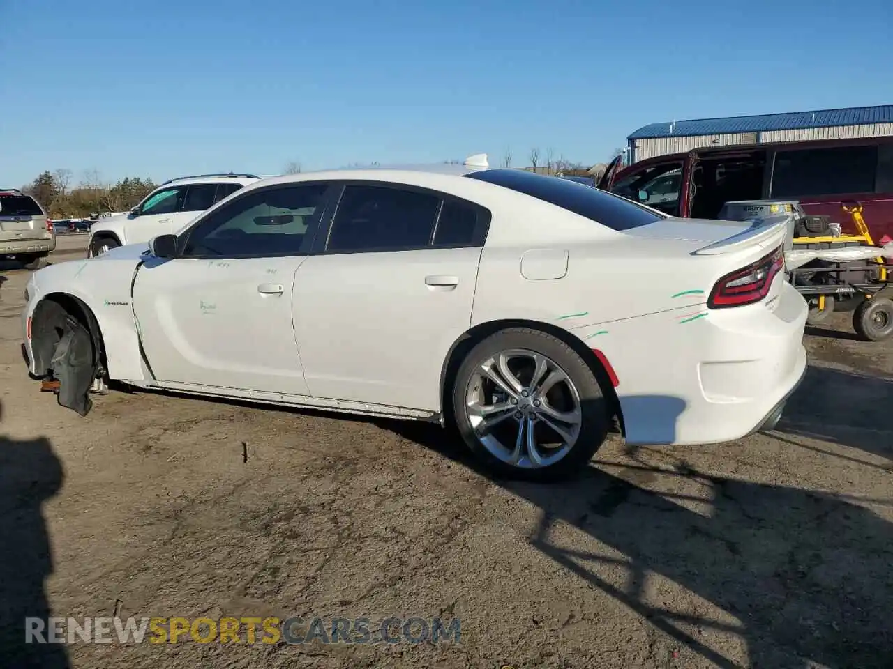 2 Фотография поврежденного автомобиля 2C3CDXCT0MH642370 DODGE CHARGER 2021