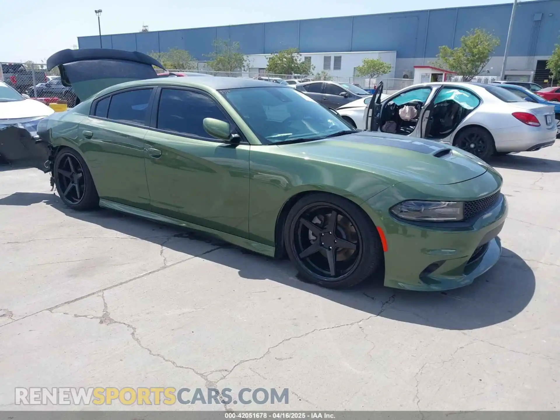 1 Photograph of a damaged car 2C3CDXCT0MH652199 DODGE CHARGER 2021
