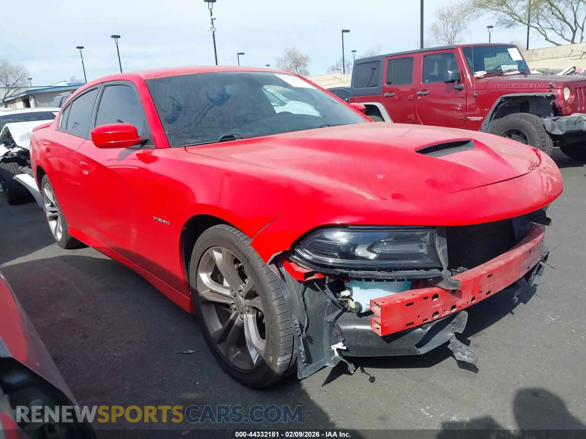1 Photograph of a damaged car 2C3CDXCT1MH565072 DODGE CHARGER 2021