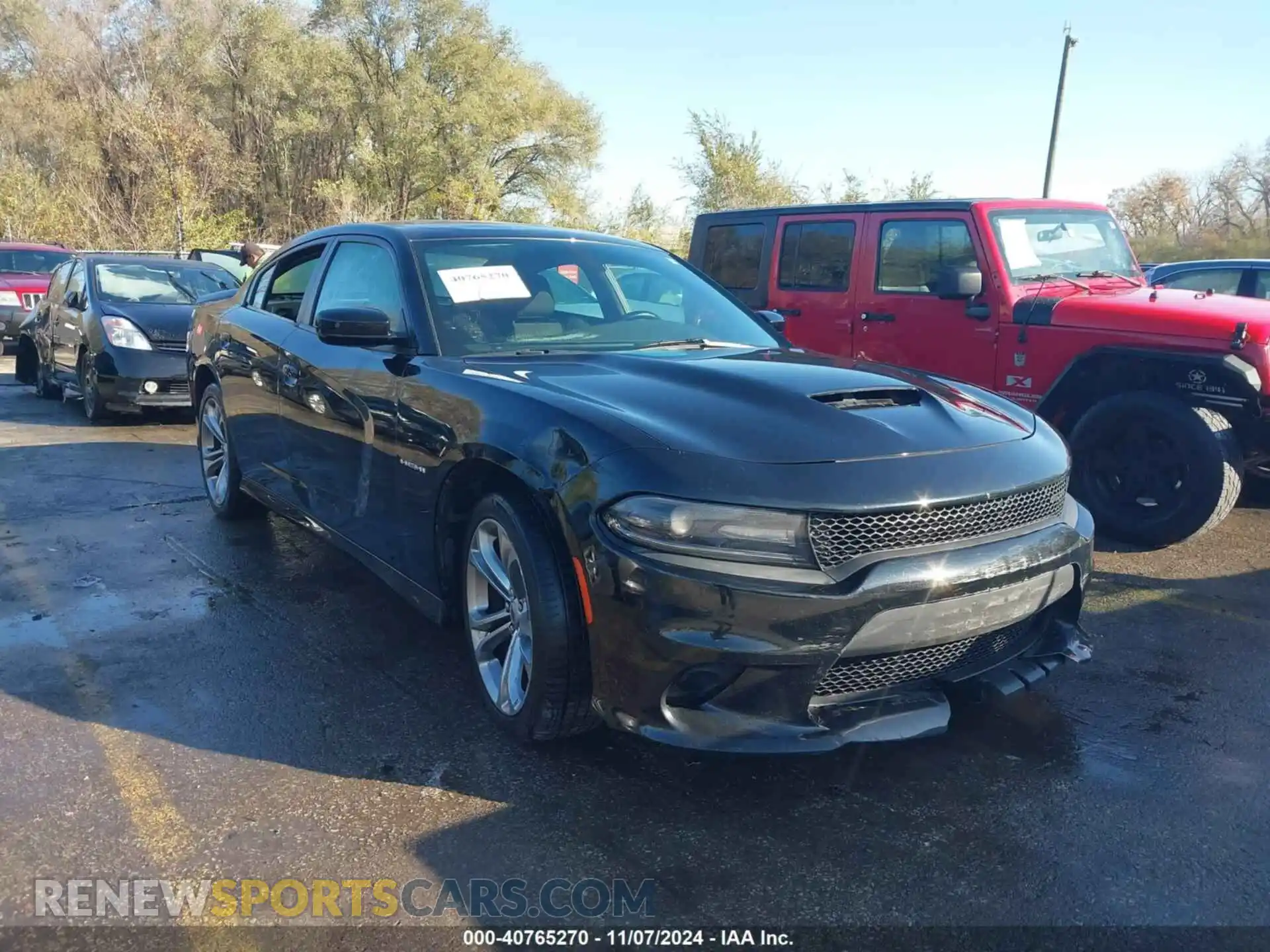 1 Photograph of a damaged car 2C3CDXCT1MH574189 DODGE CHARGER 2021