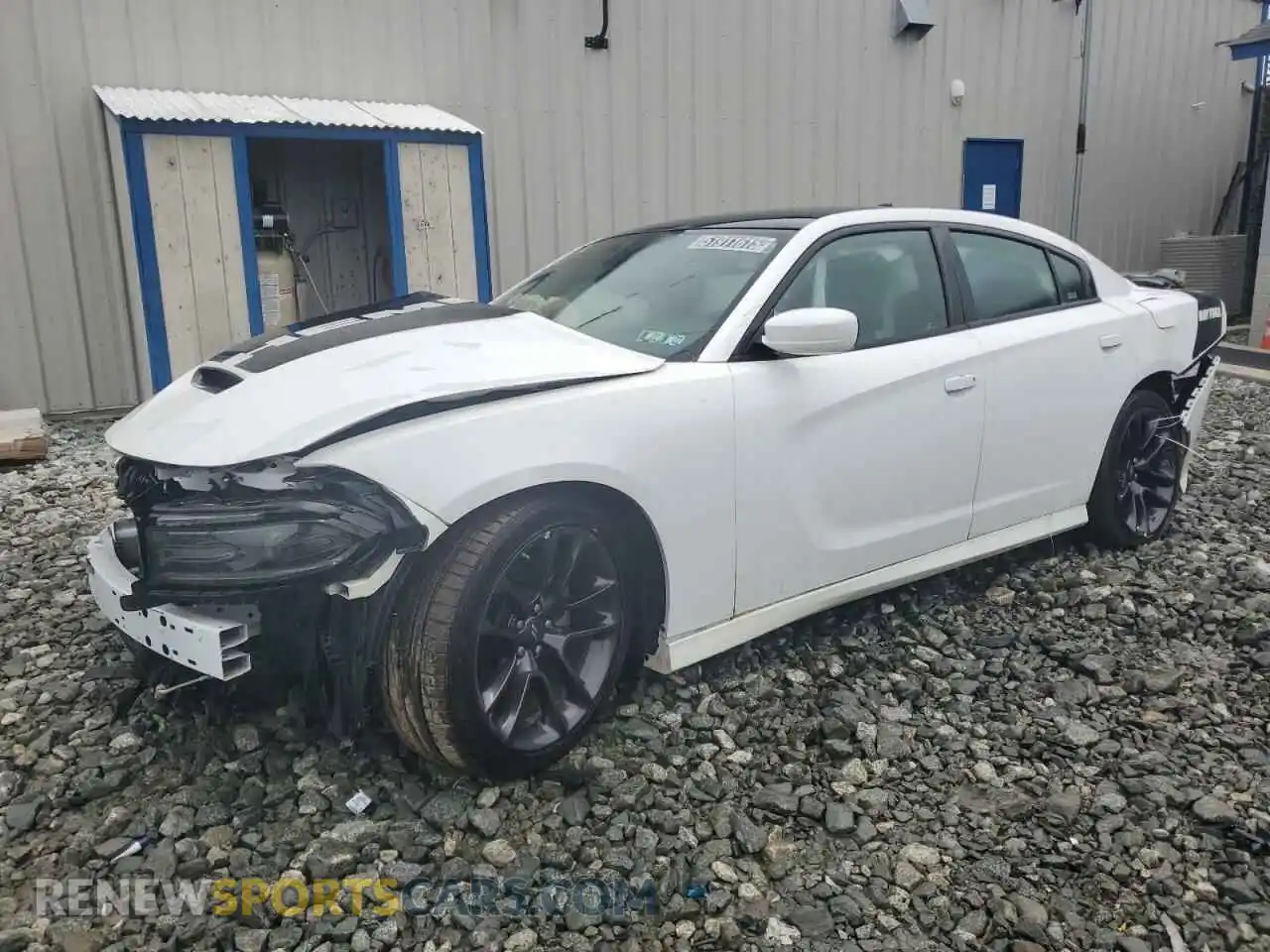 1 Photograph of a damaged car 2C3CDXCT1MH594703 DODGE CHARGER 2021
