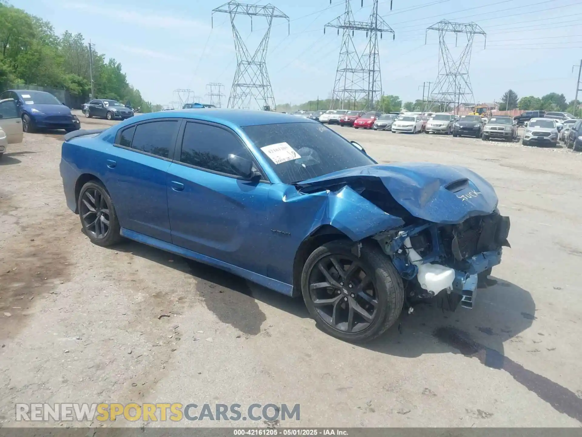 1 Photograph of a damaged car 2C3CDXCT1MH657041 DODGE CHARGER 2021