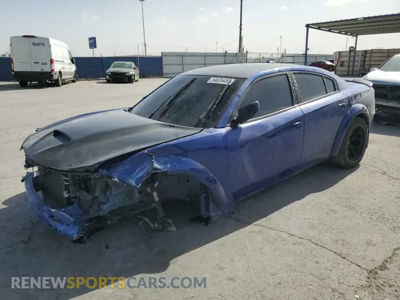 1 Photograph of a damaged car 2C3CDXCT1MH670887 DODGE CHARGER 2021