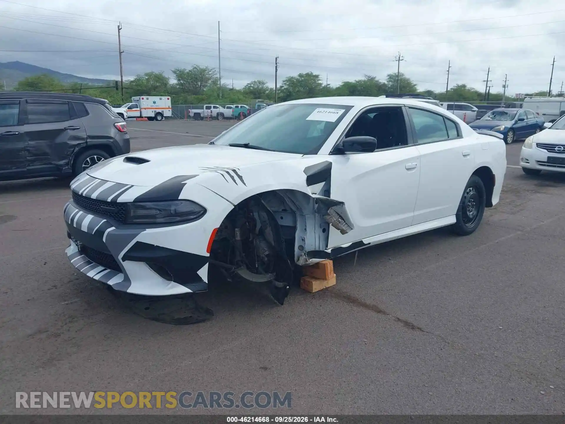 2 Photograph of a damaged car 2C3CDXCT1MH675037 DODGE CHARGER 2021