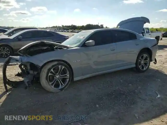 1 Photograph of a damaged car 2C3CDXCT2MH514695 DODGE CHARGER 2021