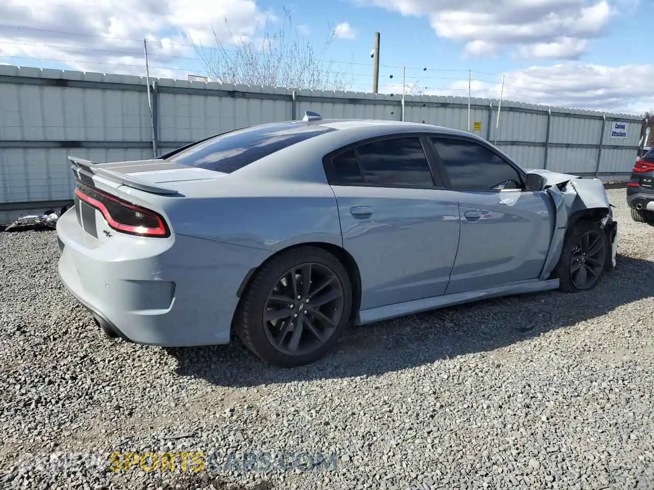 3 Photograph of a damaged car 2C3CDXCT2MH577019 DODGE CHARGER 2021