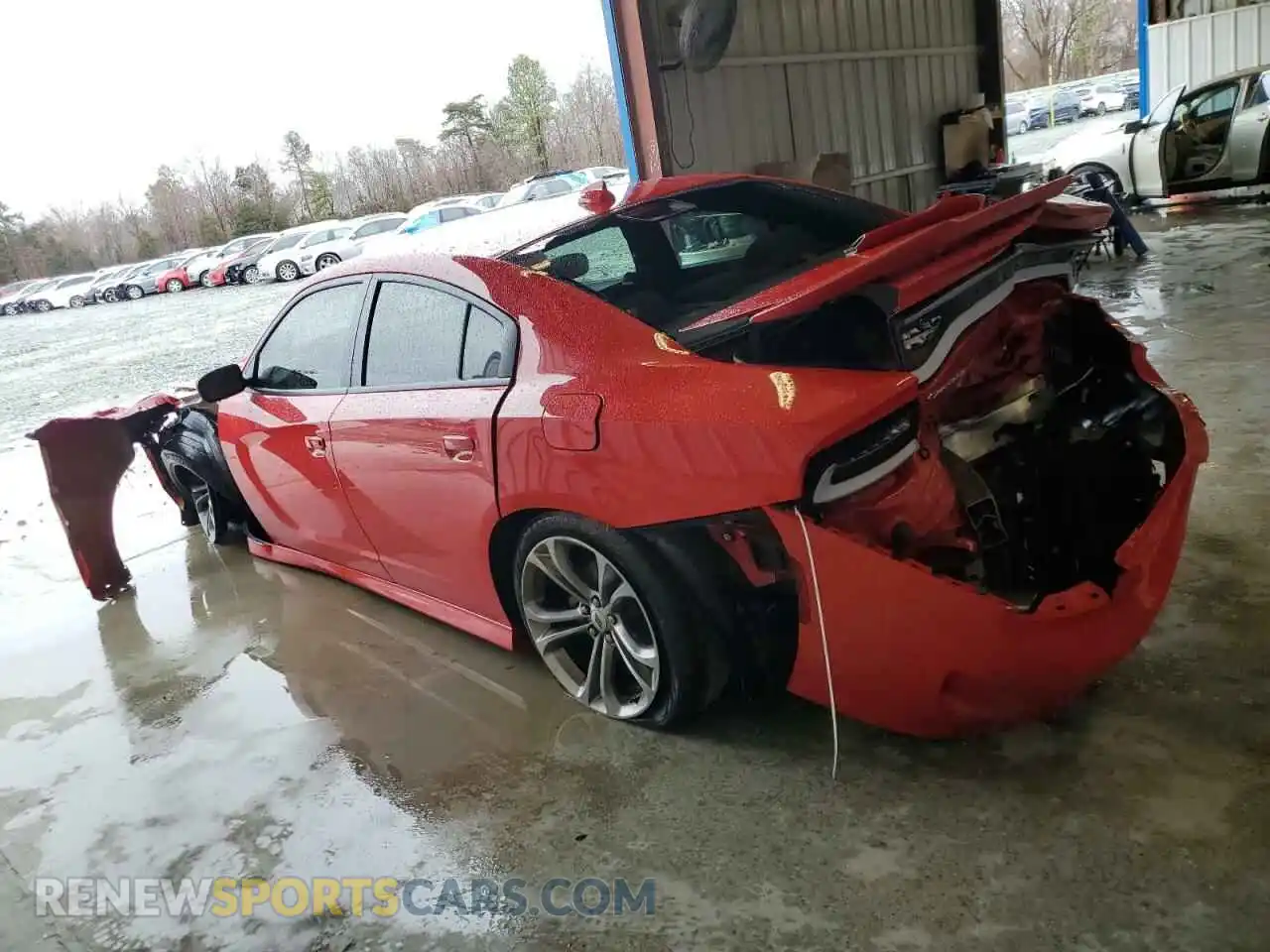 2 Photograph of a damaged car 2C3CDXCT2MH583984 DODGE CHARGER 2021