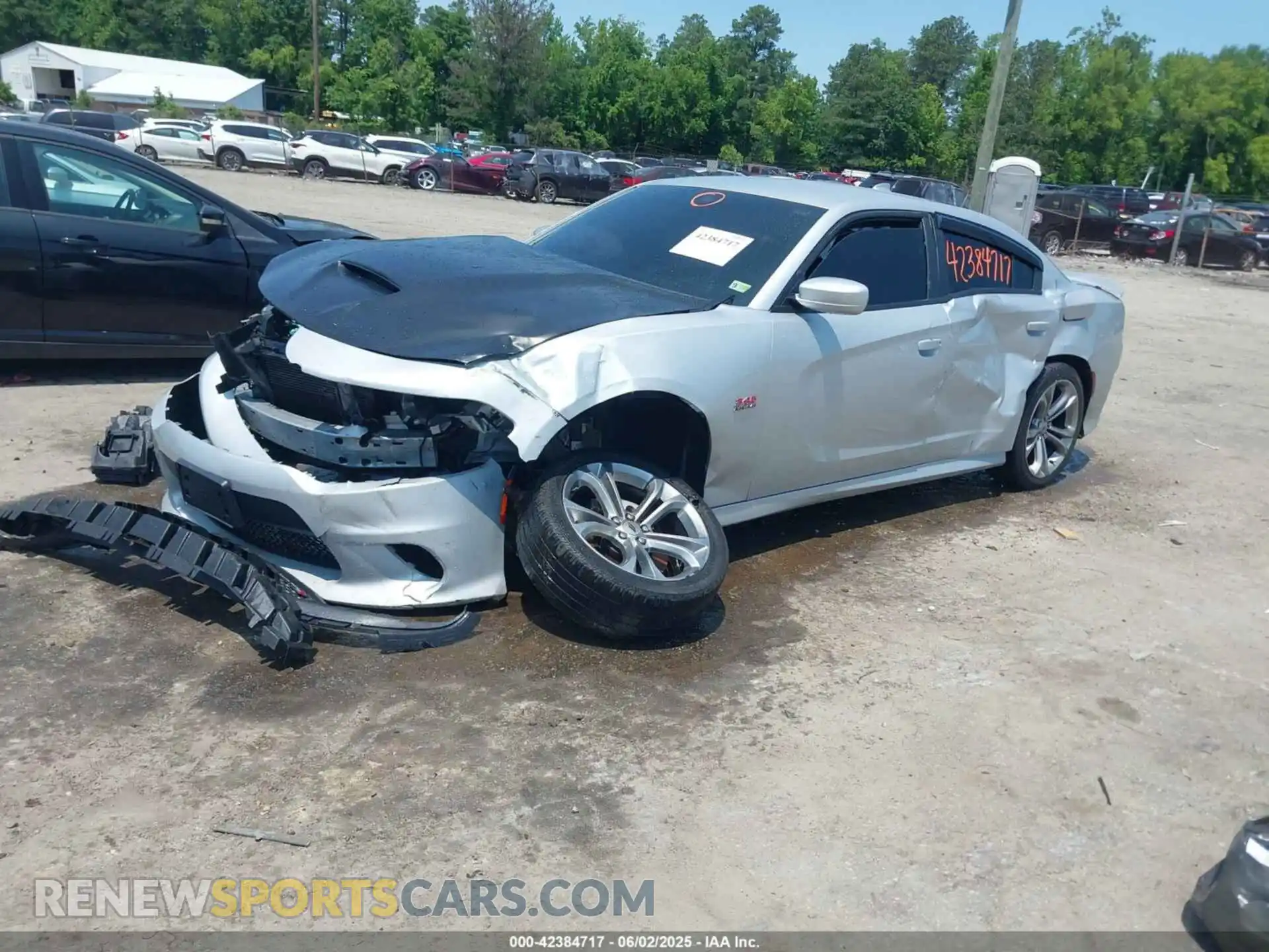 2 Photograph of a damaged car 2C3CDXCT2MH587498 DODGE CHARGER 2021