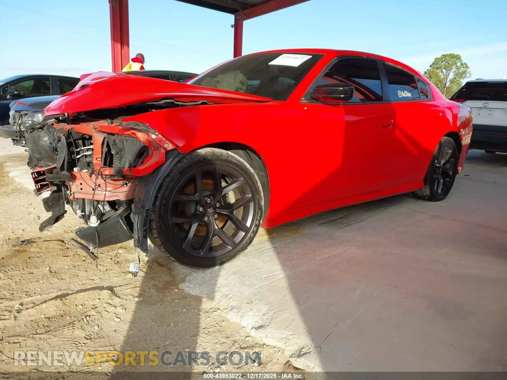 2 Photograph of a damaged car 2C3CDXCT2MH588599 DODGE CHARGER 2021