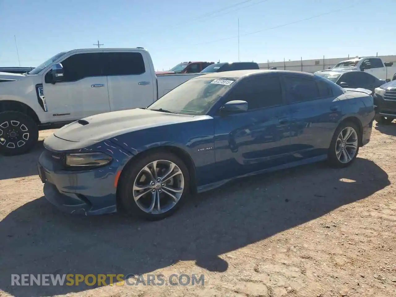 1 Photograph of a damaged car 2C3CDXCT2MH592135 DODGE CHARGER 2021