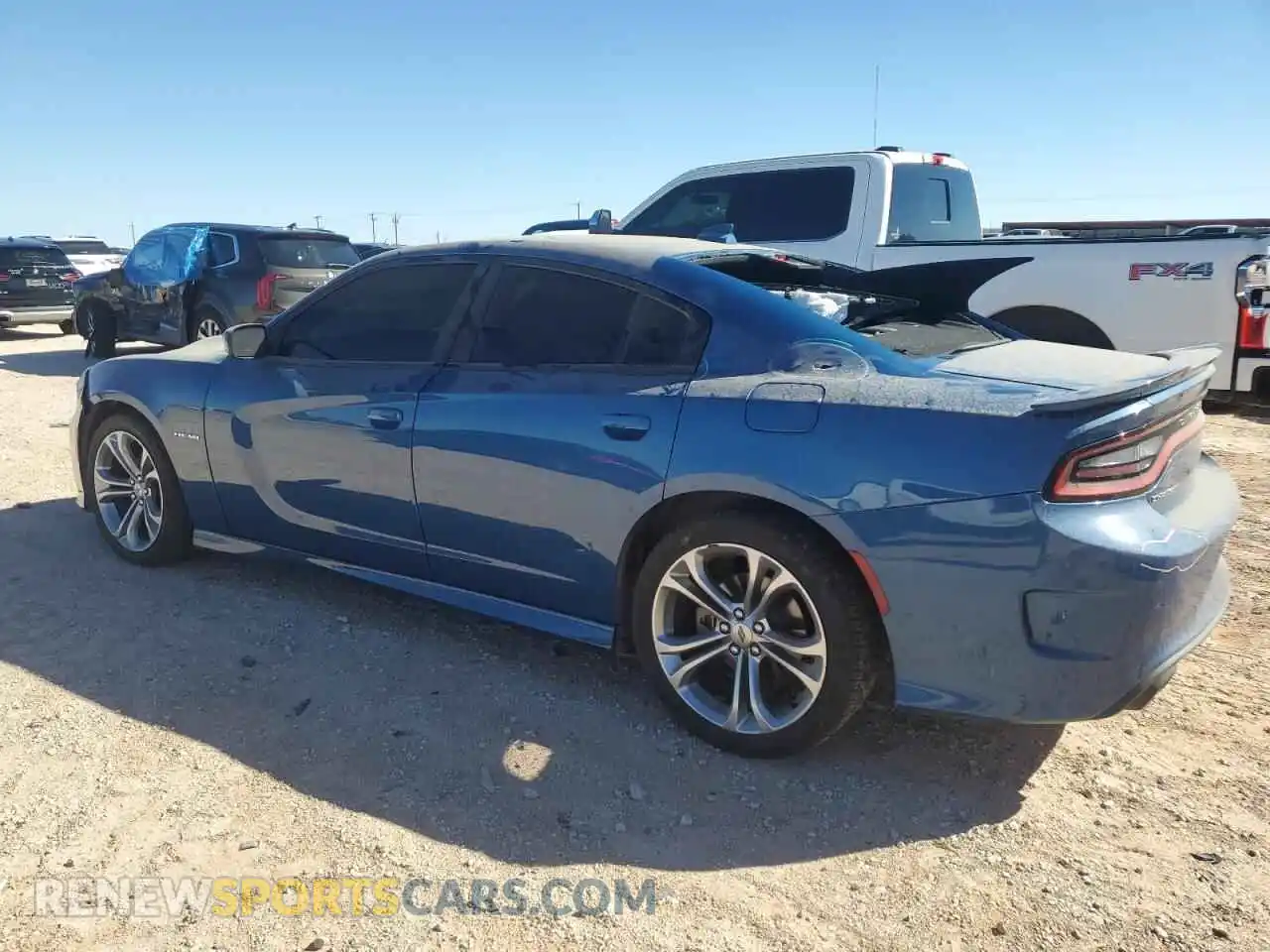 2 Photograph of a damaged car 2C3CDXCT2MH592135 DODGE CHARGER 2021