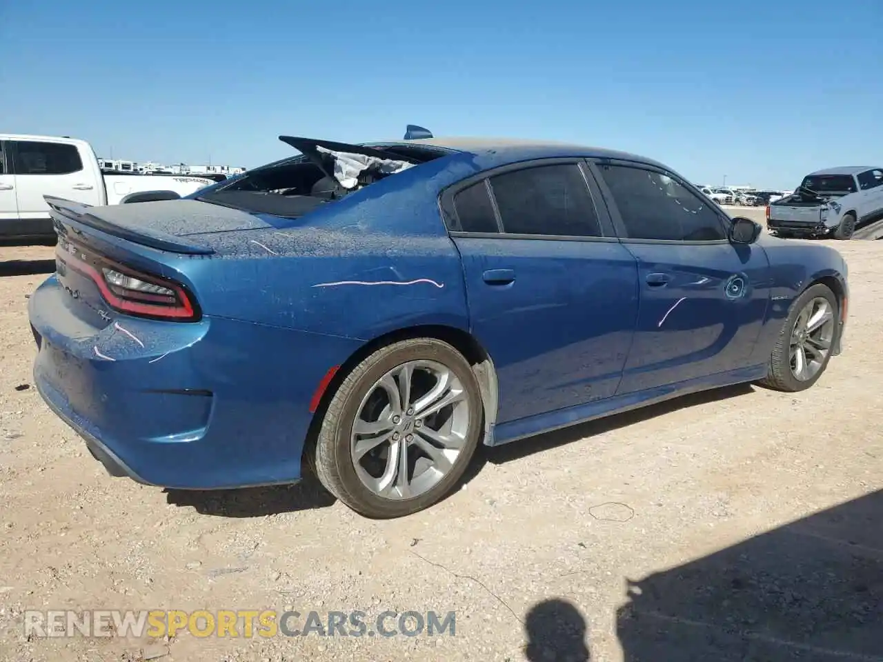 3 Photograph of a damaged car 2C3CDXCT2MH592135 DODGE CHARGER 2021