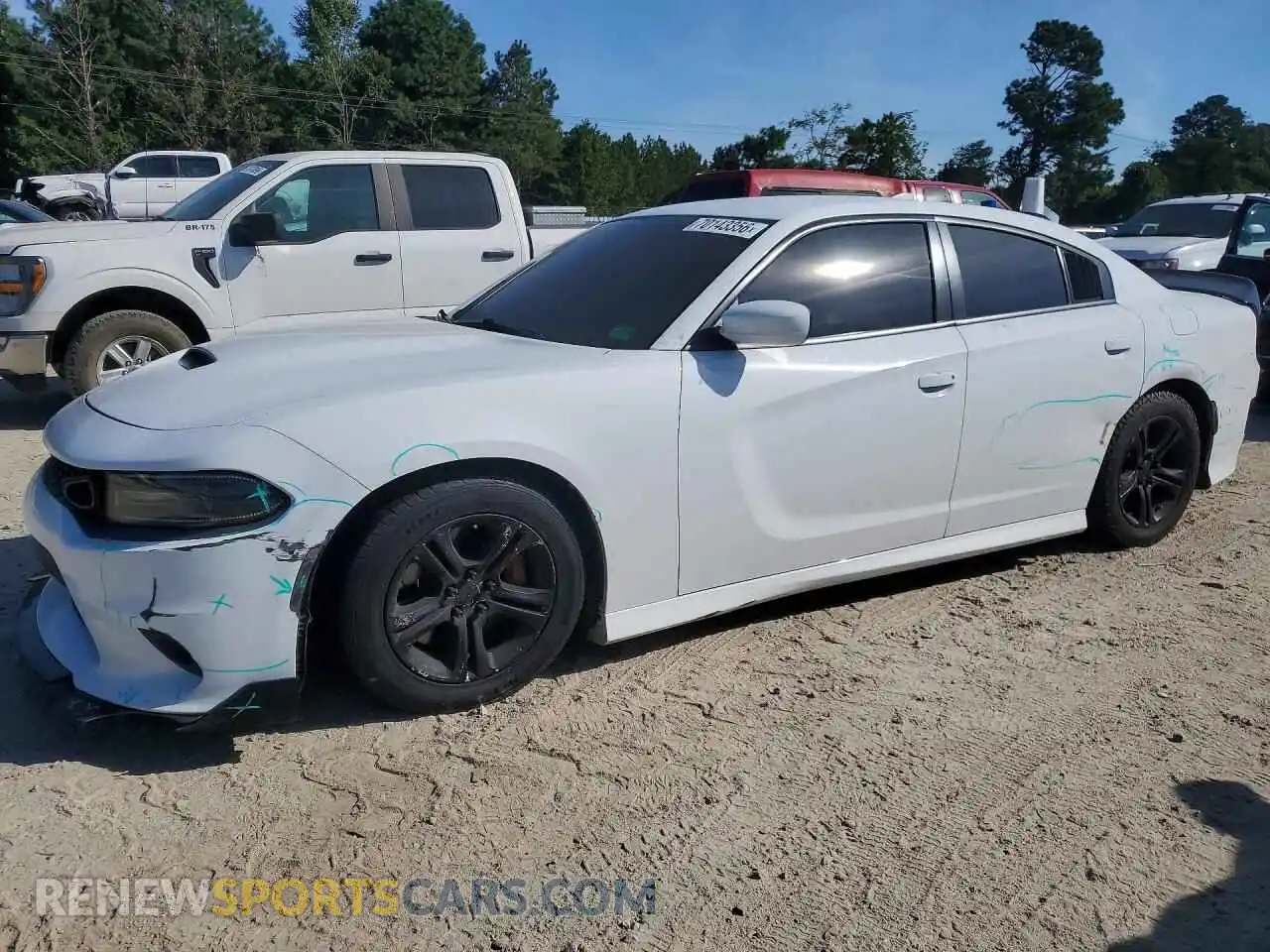 1 fotografías del automóvil dañado 2C3CDXCT2MH605711 DODGE CHARGER 2021