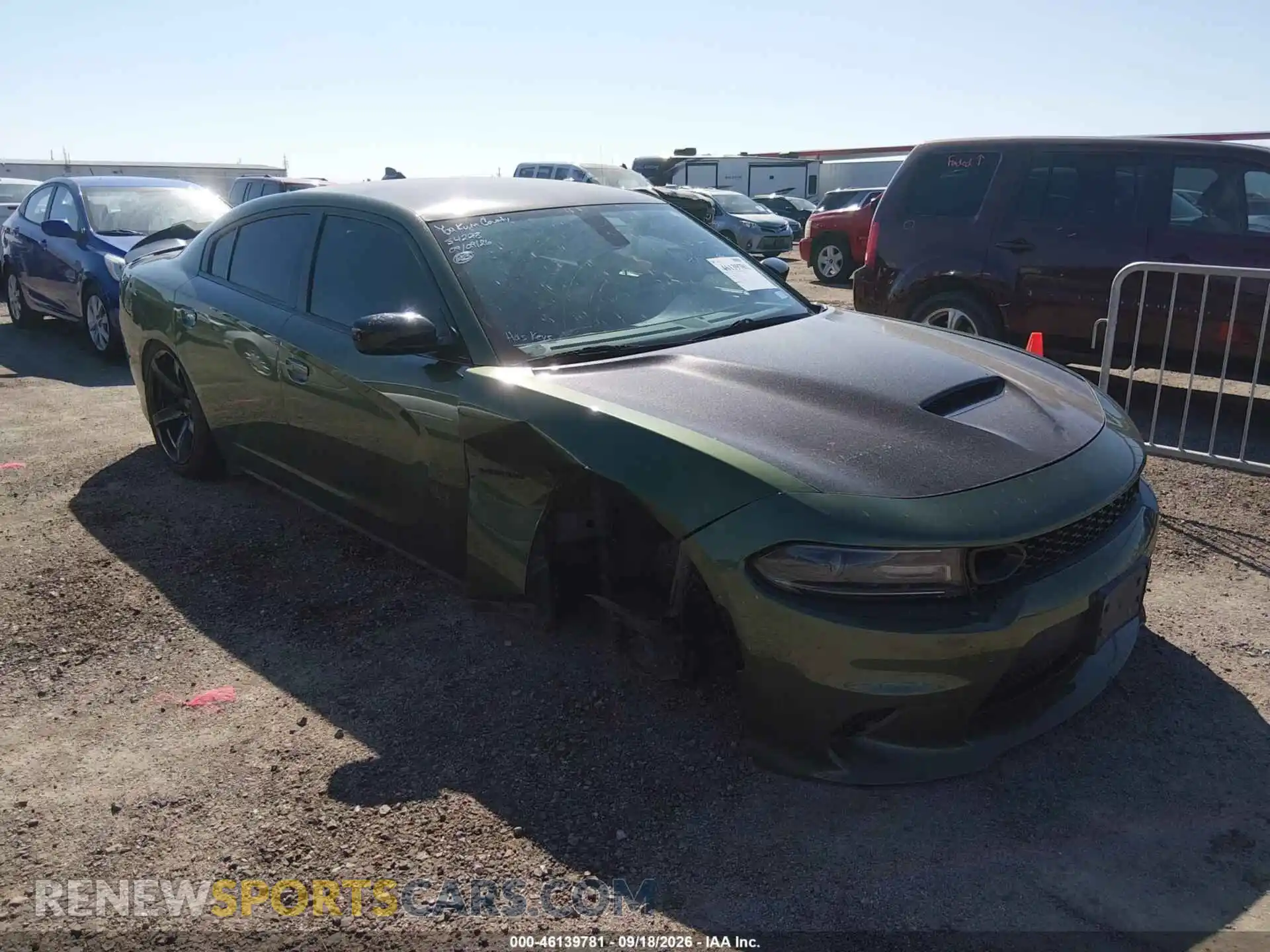 1 Photograph of a damaged car 2C3CDXCT2MH649515 DODGE CHARGER 2021