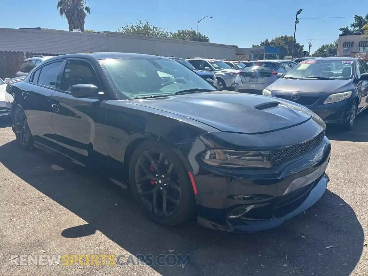 1 Photograph of a damaged car 2C3CDXCT2MH652785 DODGE CHARGER 2021