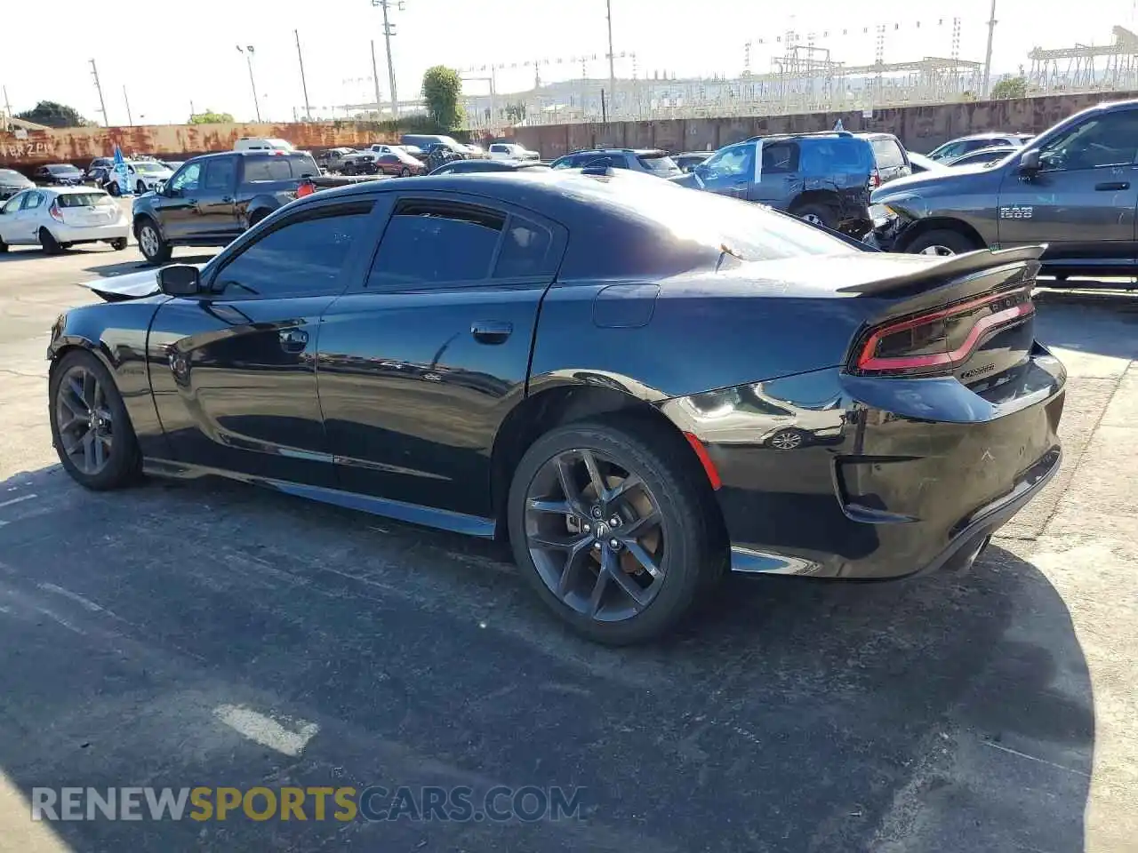 2 Photograph of a damaged car 2C3CDXCT3MH652231 DODGE CHARGER 2021
