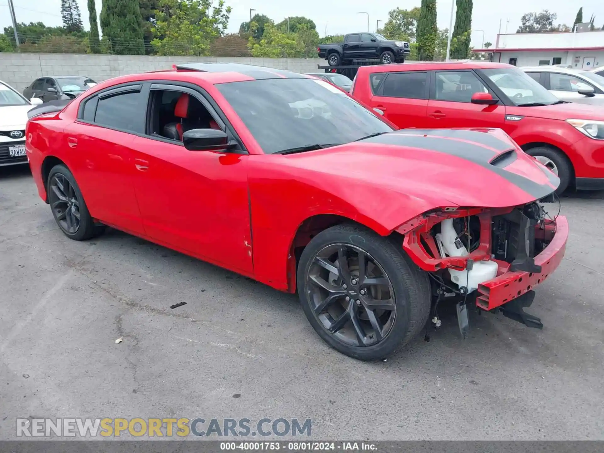 1 Photograph of a damaged car 2C3CDXCT3MH675492 DODGE CHARGER 2021