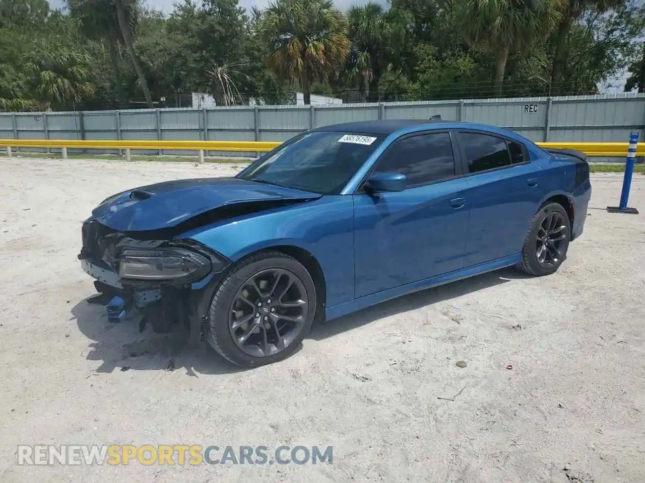 1 Photograph of a damaged car 2C3CDXCT4MH540022 DODGE CHARGER 2021