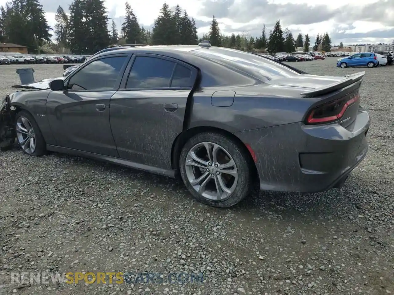 2 Photograph of a damaged car 2C3CDXCT4MH547844 DODGE CHARGER 2021