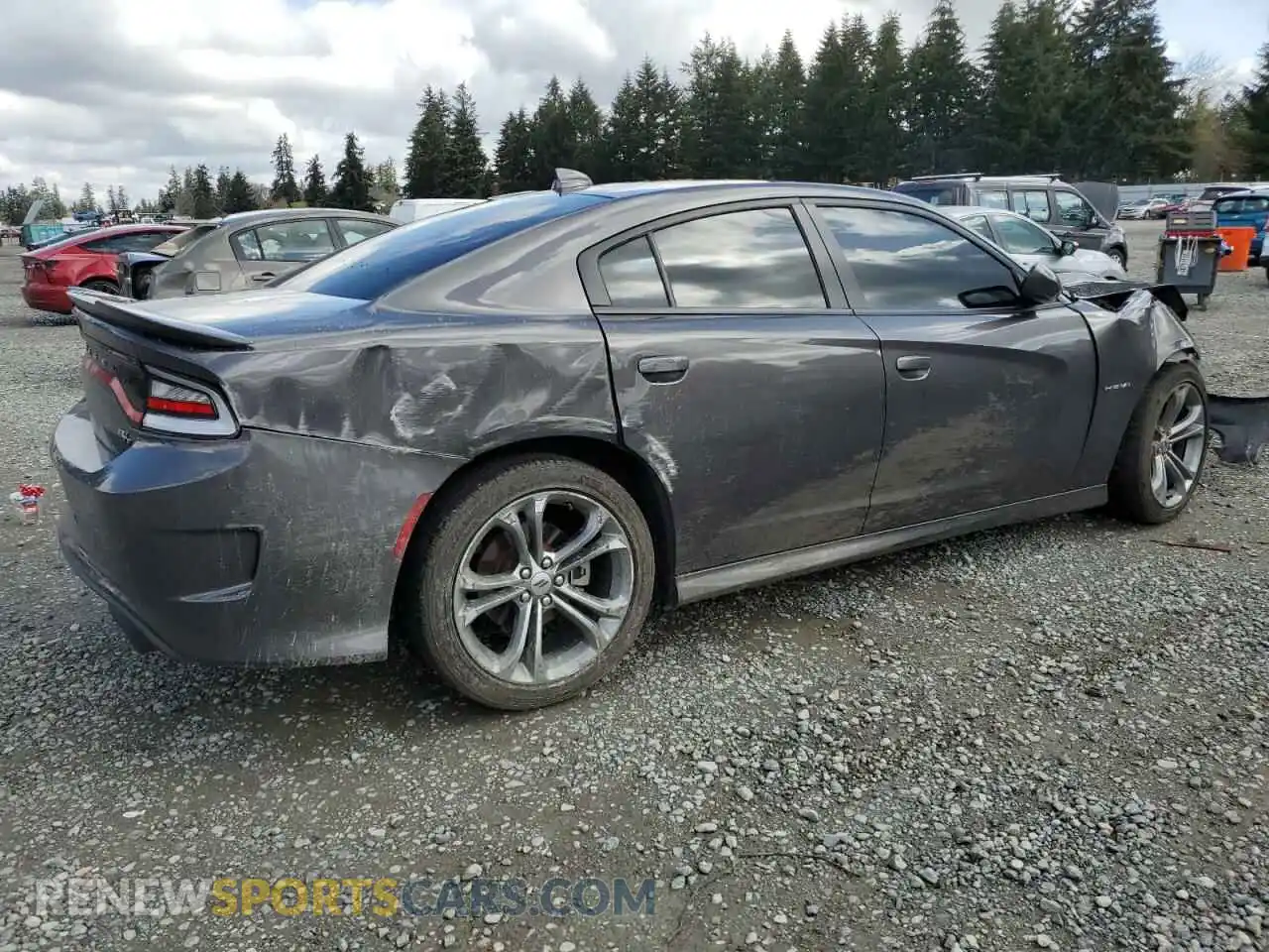 3 Photograph of a damaged car 2C3CDXCT4MH547844 DODGE CHARGER 2021