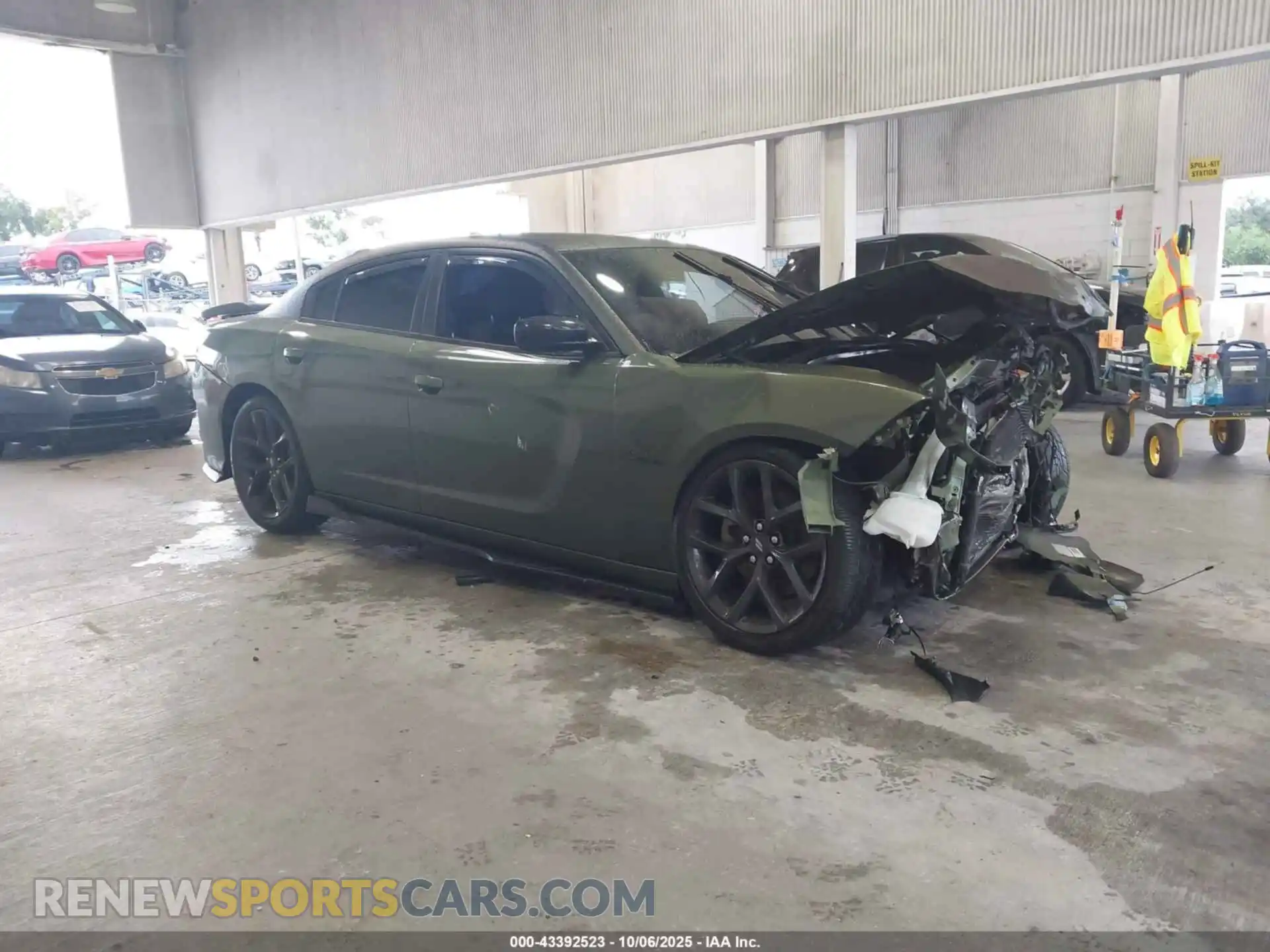 1 Photograph of a damaged car 2C3CDXCT4MH621828 DODGE CHARGER 2021