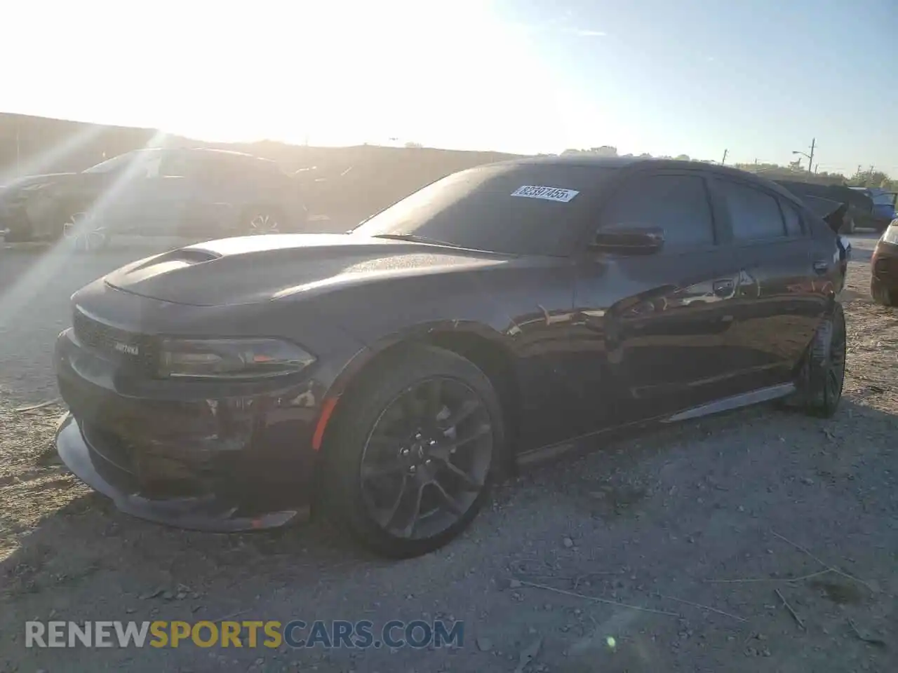 1 Photograph of a damaged car 2C3CDXCT4MH652934 DODGE CHARGER 2021