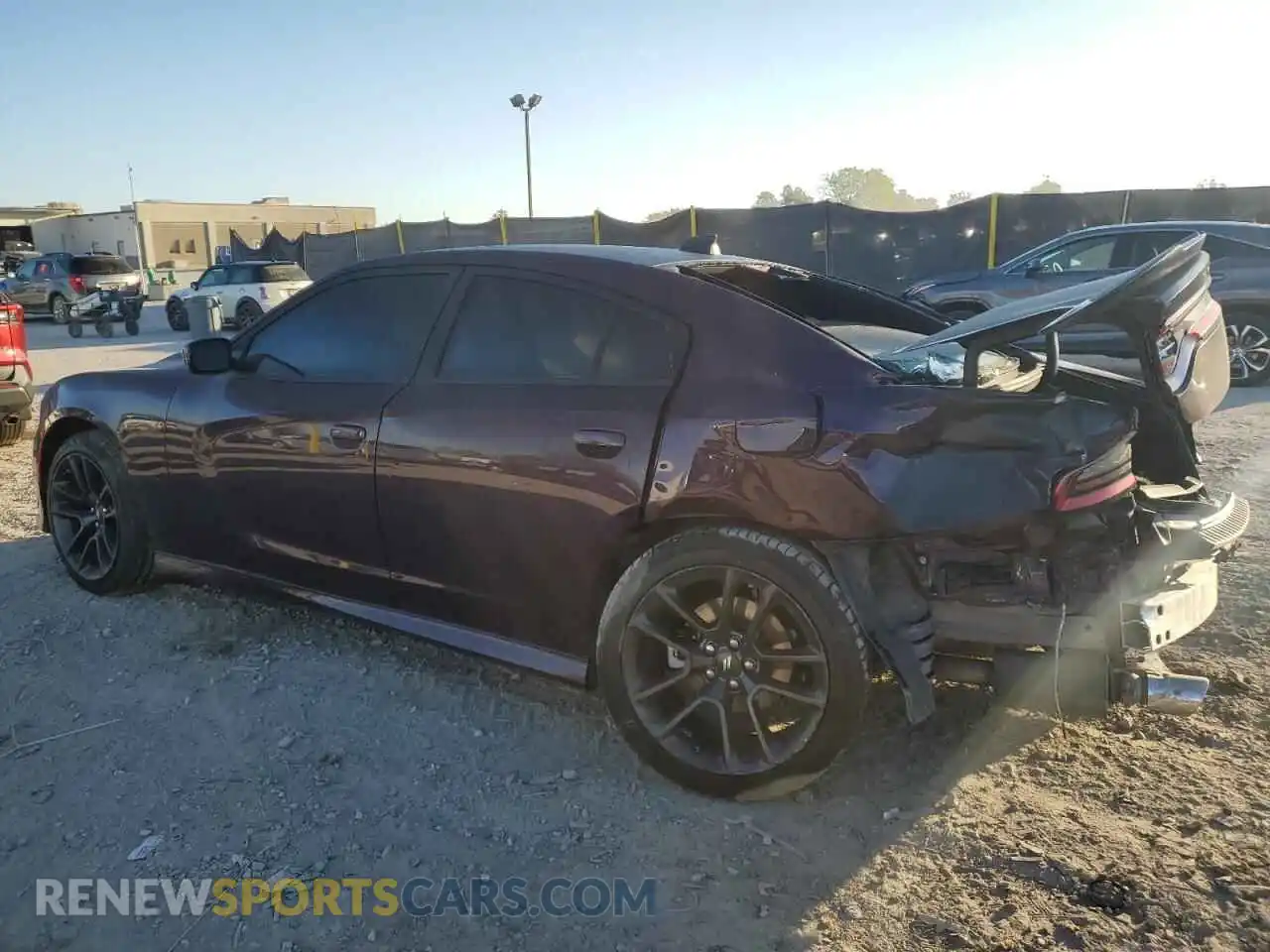2 Photograph of a damaged car 2C3CDXCT4MH652934 DODGE CHARGER 2021