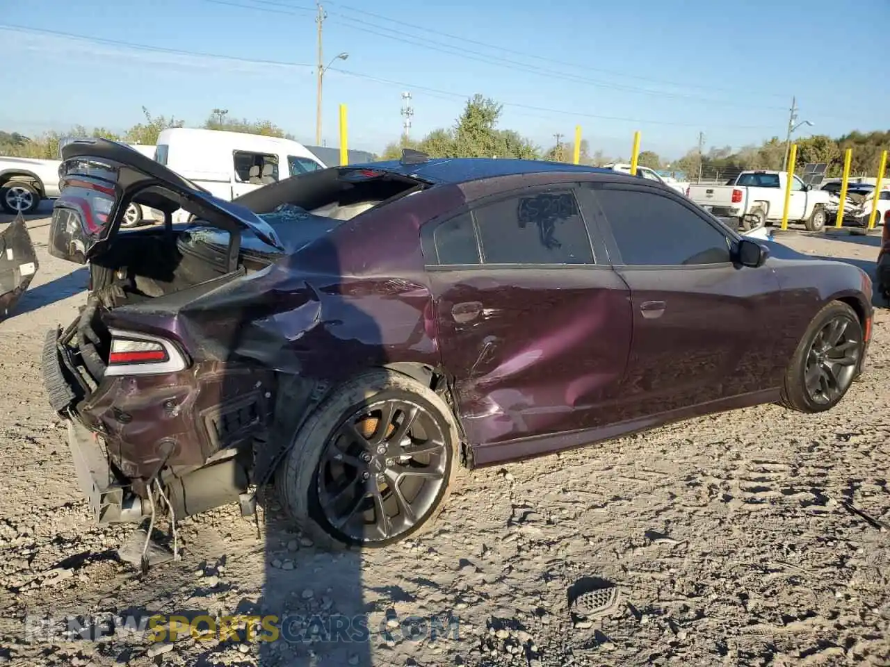 3 Photograph of a damaged car 2C3CDXCT4MH652934 DODGE CHARGER 2021