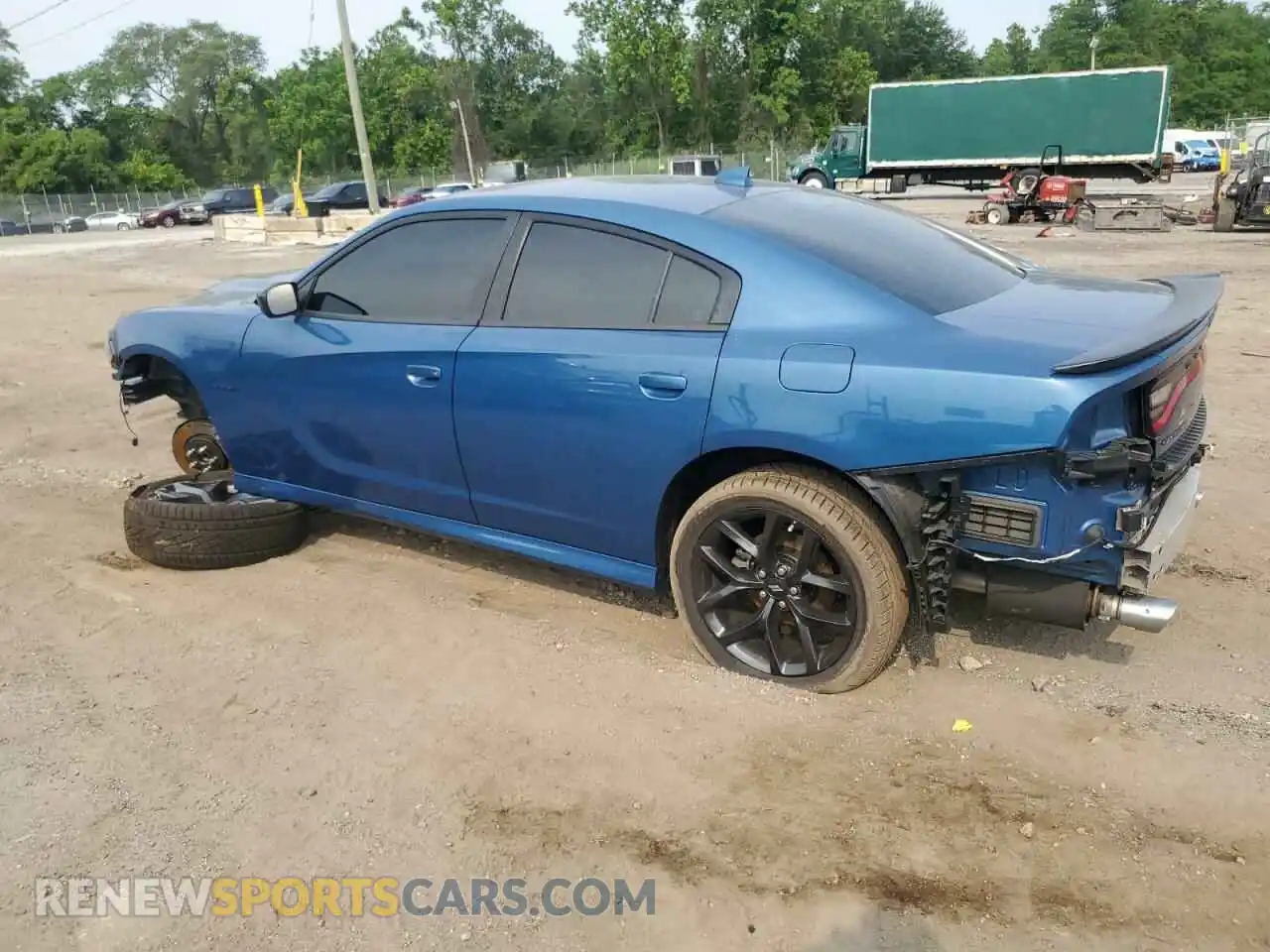2 Photograph of a damaged car 2C3CDXCT4MH682256 DODGE CHARGER 2021
