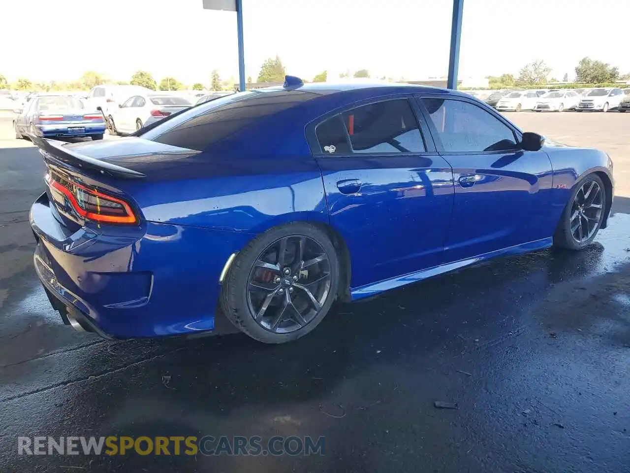 3 fotografías del automóvil dañado 2C3CDXCT5MH647869 DODGE CHARGER 2021