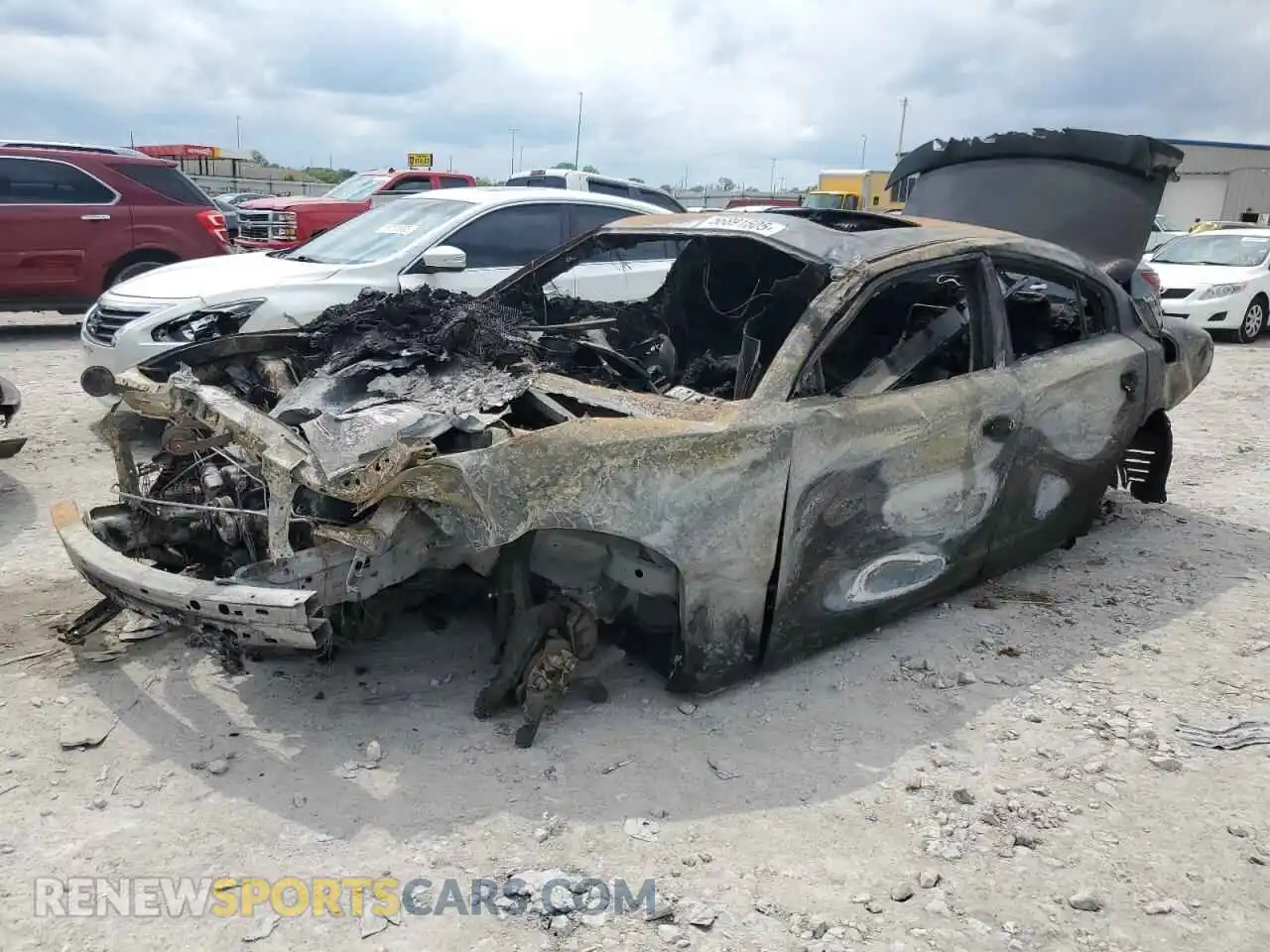 1 Photograph of a damaged car 2C3CDXCT5MH674943 DODGE CHARGER 2021