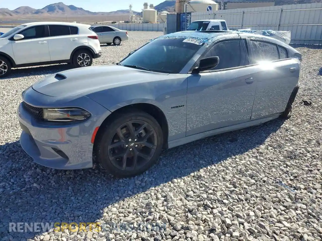 1 Photograph of a damaged car 2C3CDXCT5MH682377 DODGE CHARGER 2021