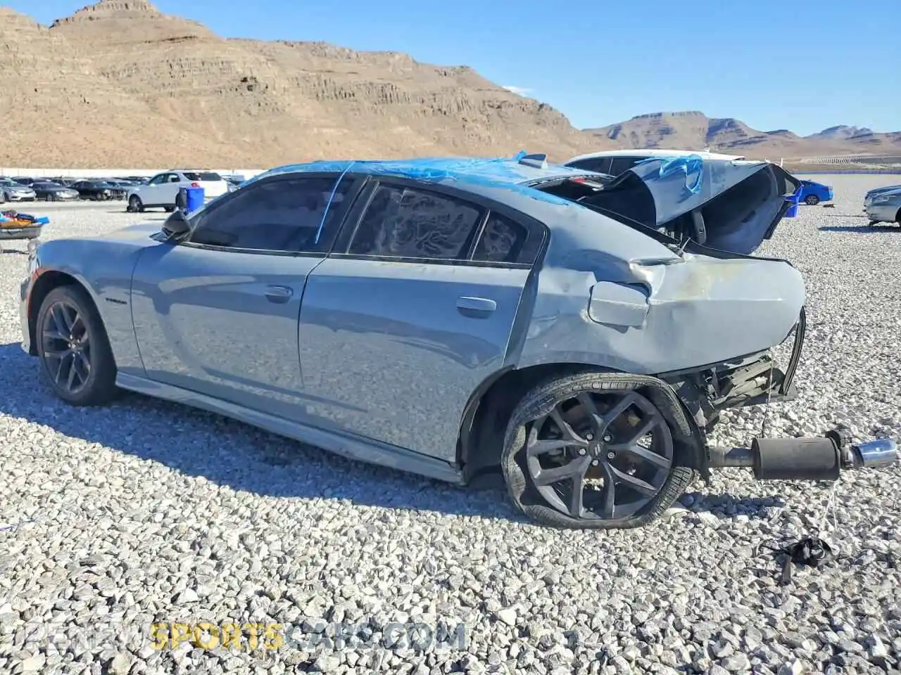 2 Photograph of a damaged car 2C3CDXCT5MH682377 DODGE CHARGER 2021