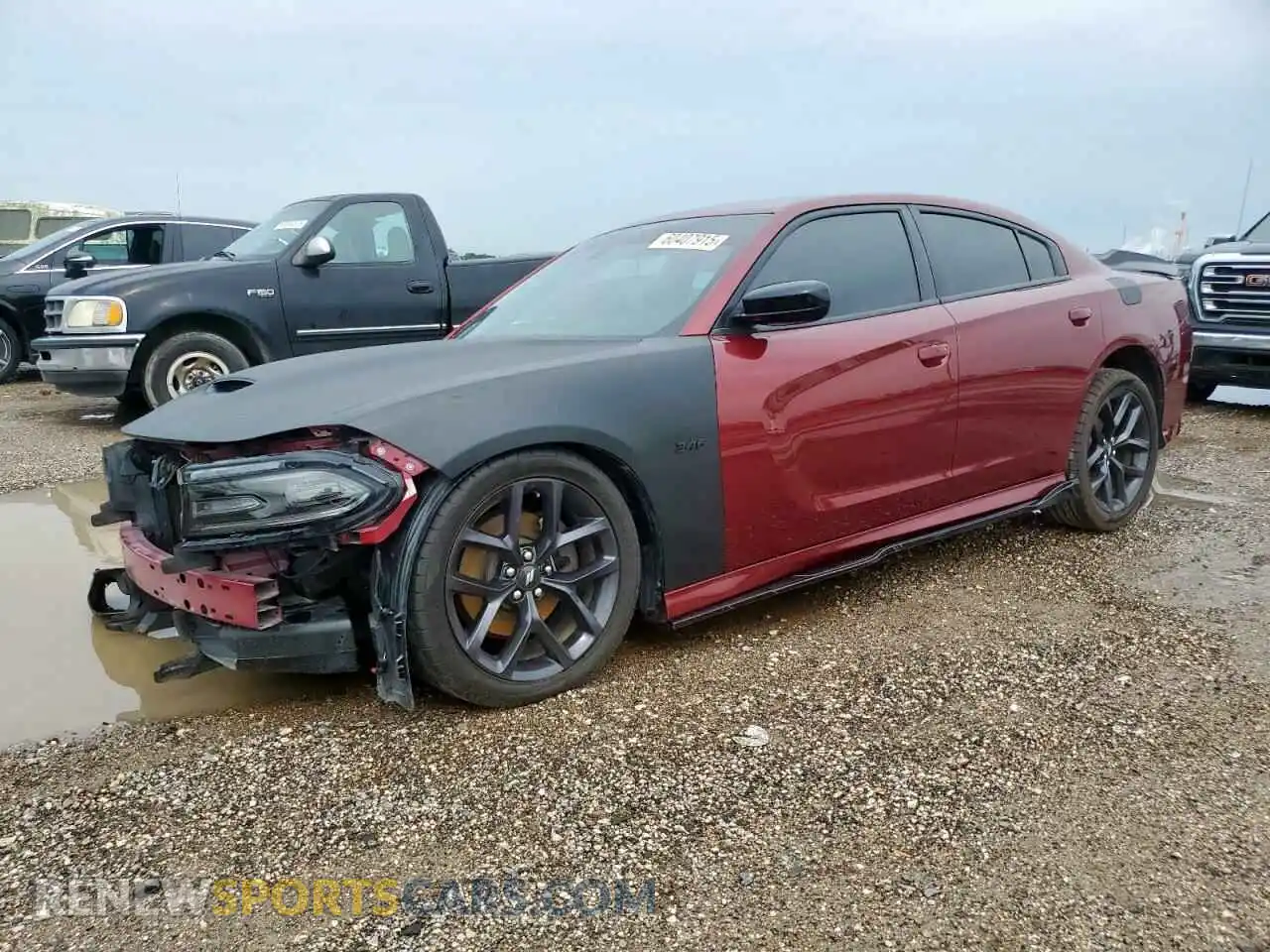 1 Photograph of a damaged car 2C3CDXCT6MH504218 DODGE CHARGER 2021