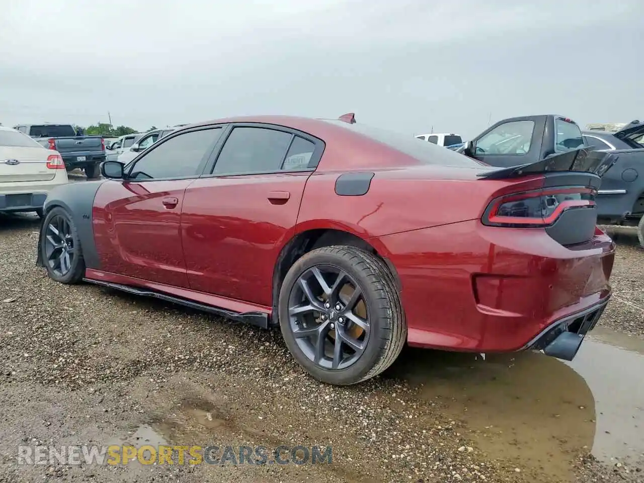 2 Photograph of a damaged car 2C3CDXCT6MH504218 DODGE CHARGER 2021